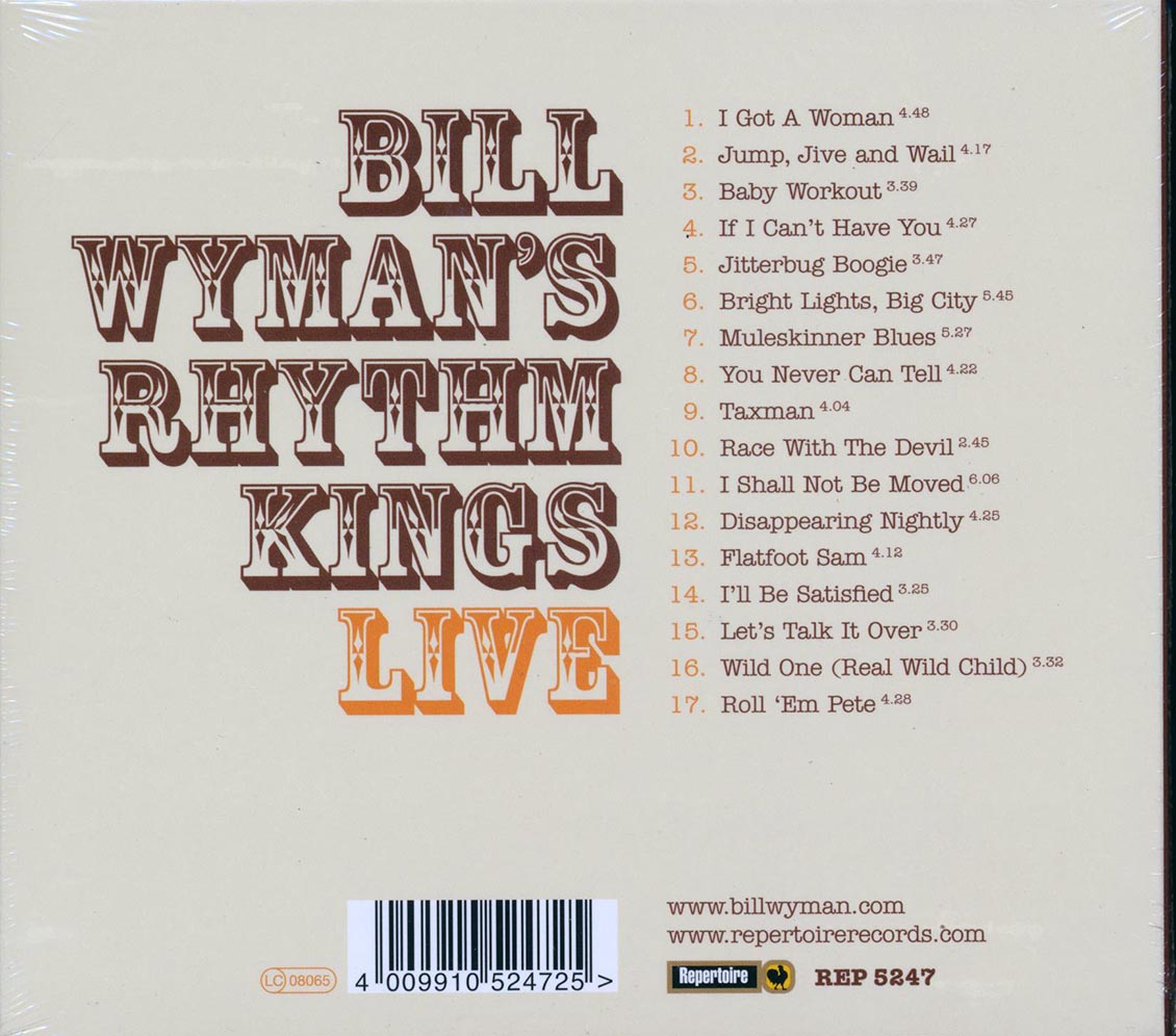Bill Wyman's Rhythm Kings - Live