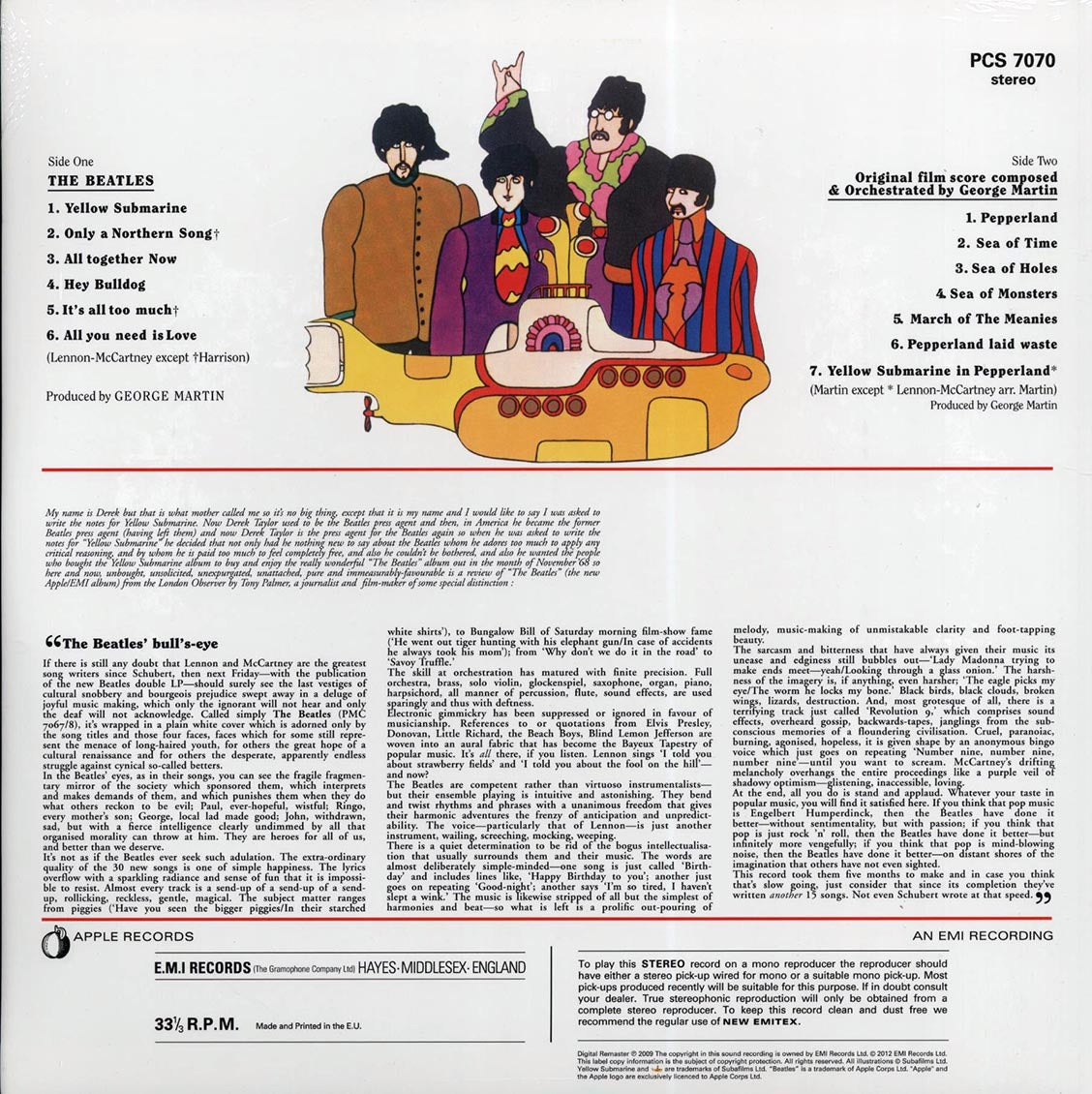 The Beatles - Yellow Submarine (stereo) (180g) (remastered)