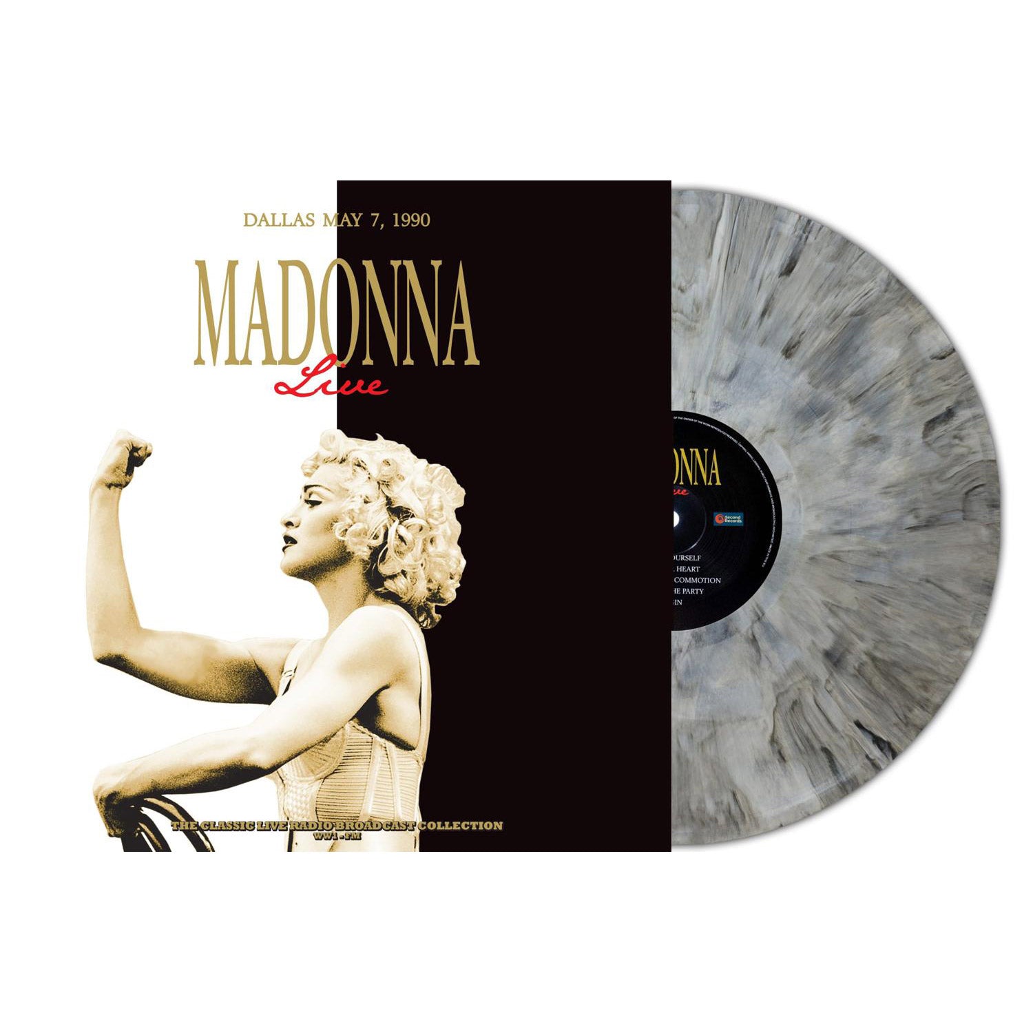 Madonna – Live In Dallas 1990 (Grey Marble Vinyl)