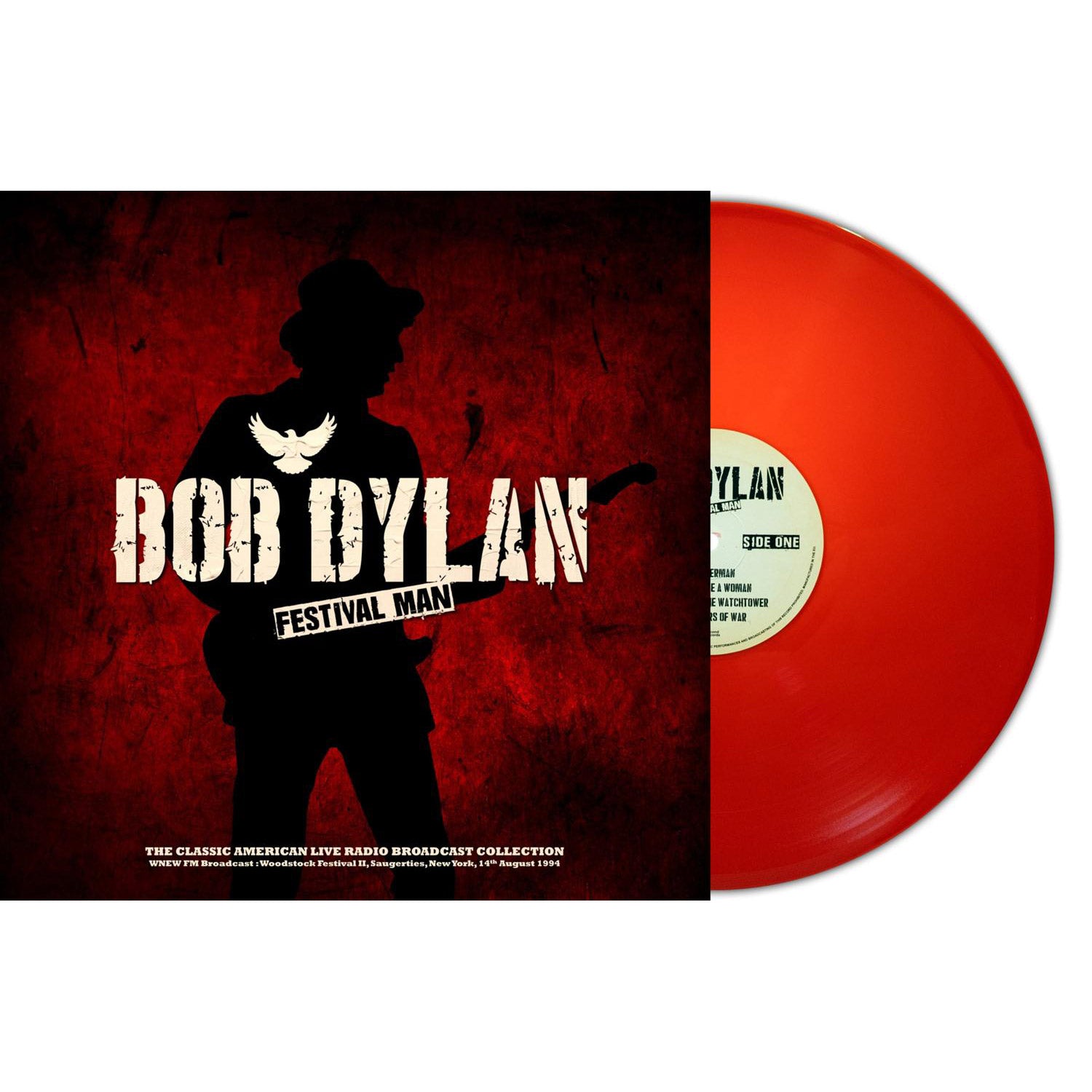 Bob Dylan – Festival Man – Woodstock Festival II 1994 (Red Vinyl)
