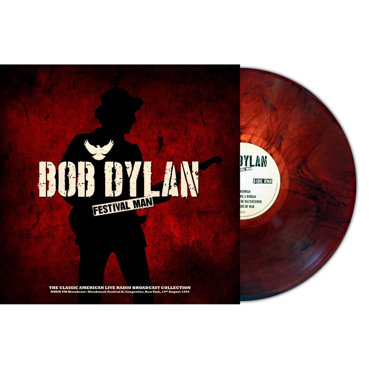 Bob Dylan – Festival Man – Woodstock Festival II 1994 (Red Marble Vinyl)