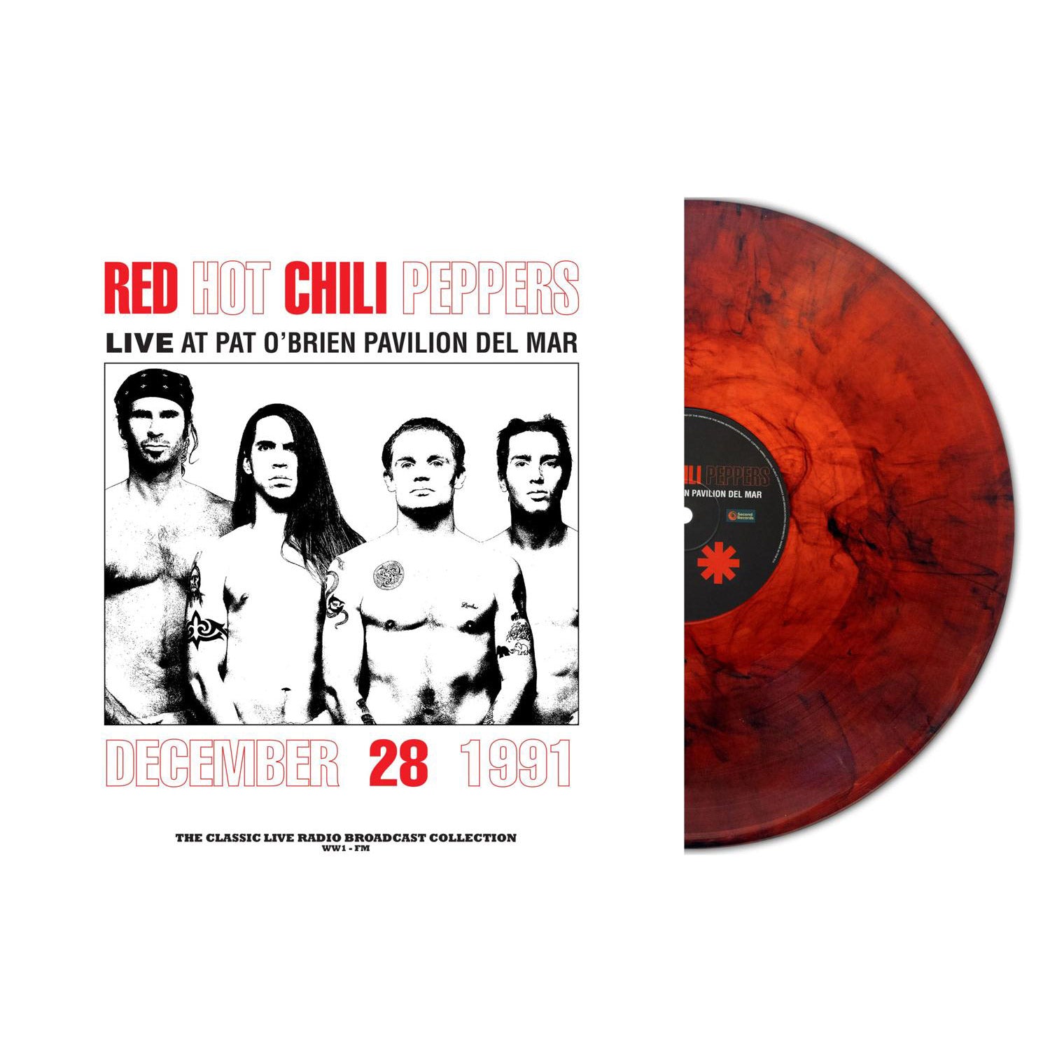 Red Hot Chili Peppers – At Pat O’Brien Pavilion Del Mar (Red Marble Vinyl)