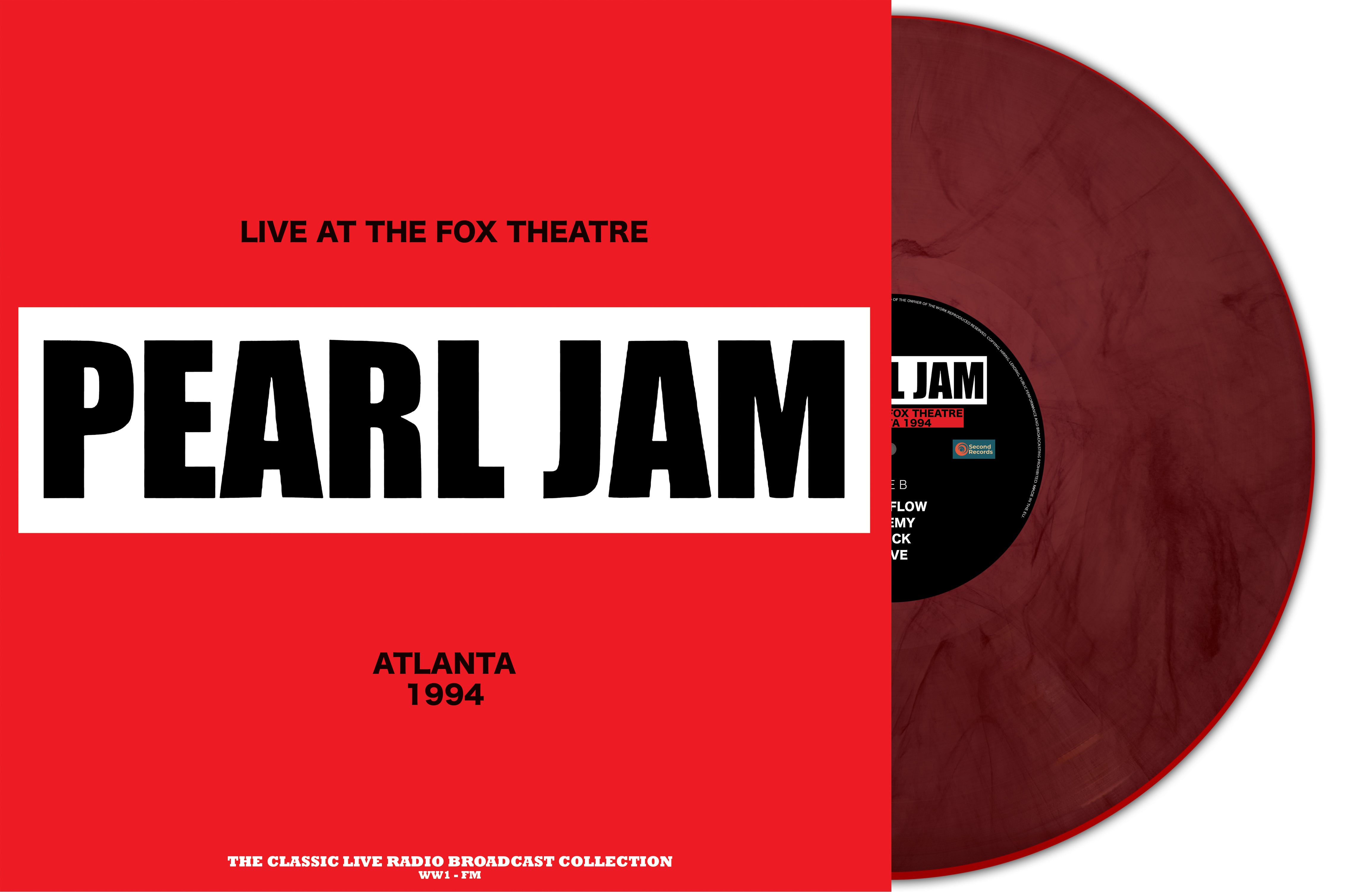 Pearl Jam – Live At The Fox Theatre 1994 (Red Marble Vinyl)