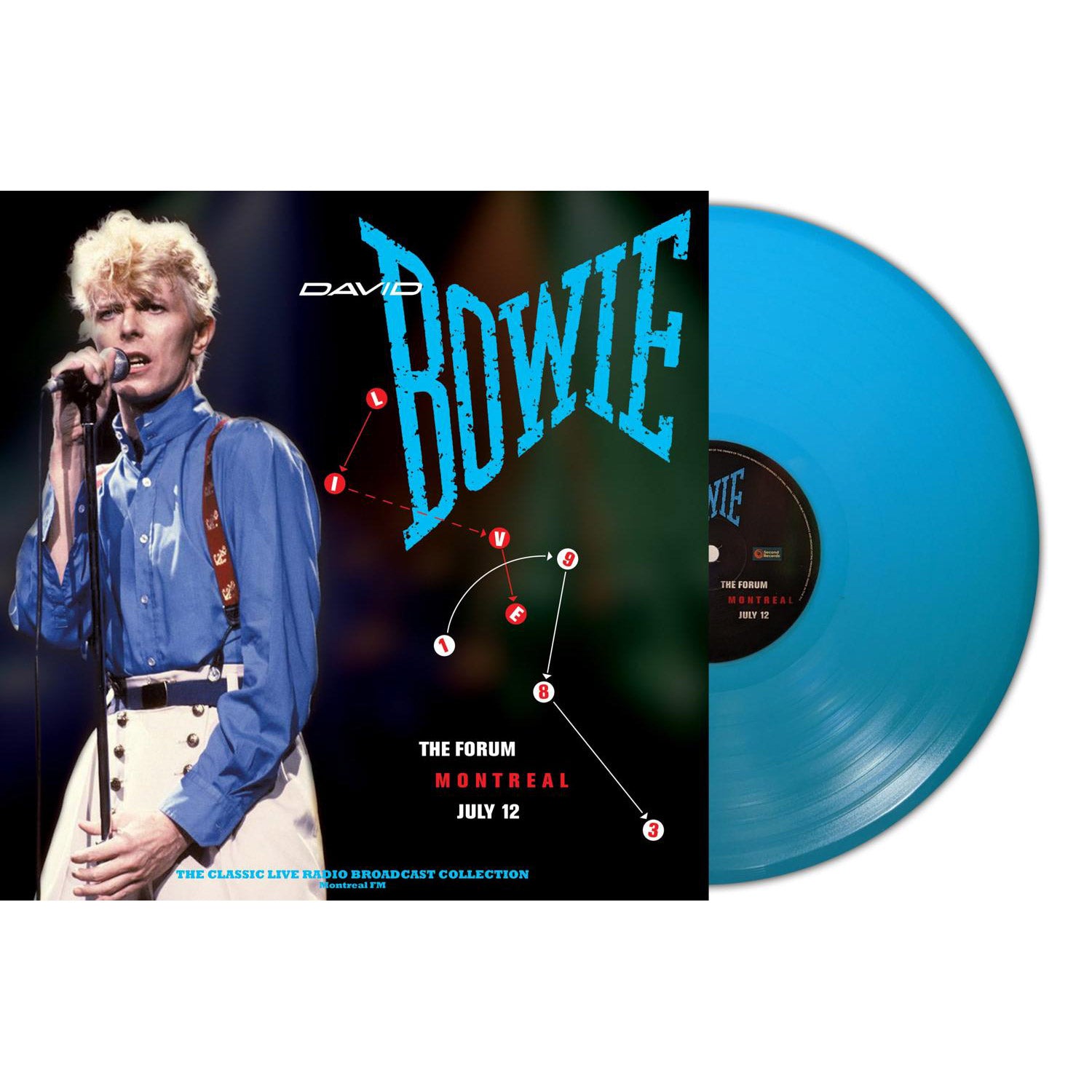 David Bowie – Live At The Forum Montreal 1983 (Turquoise Vinyl)