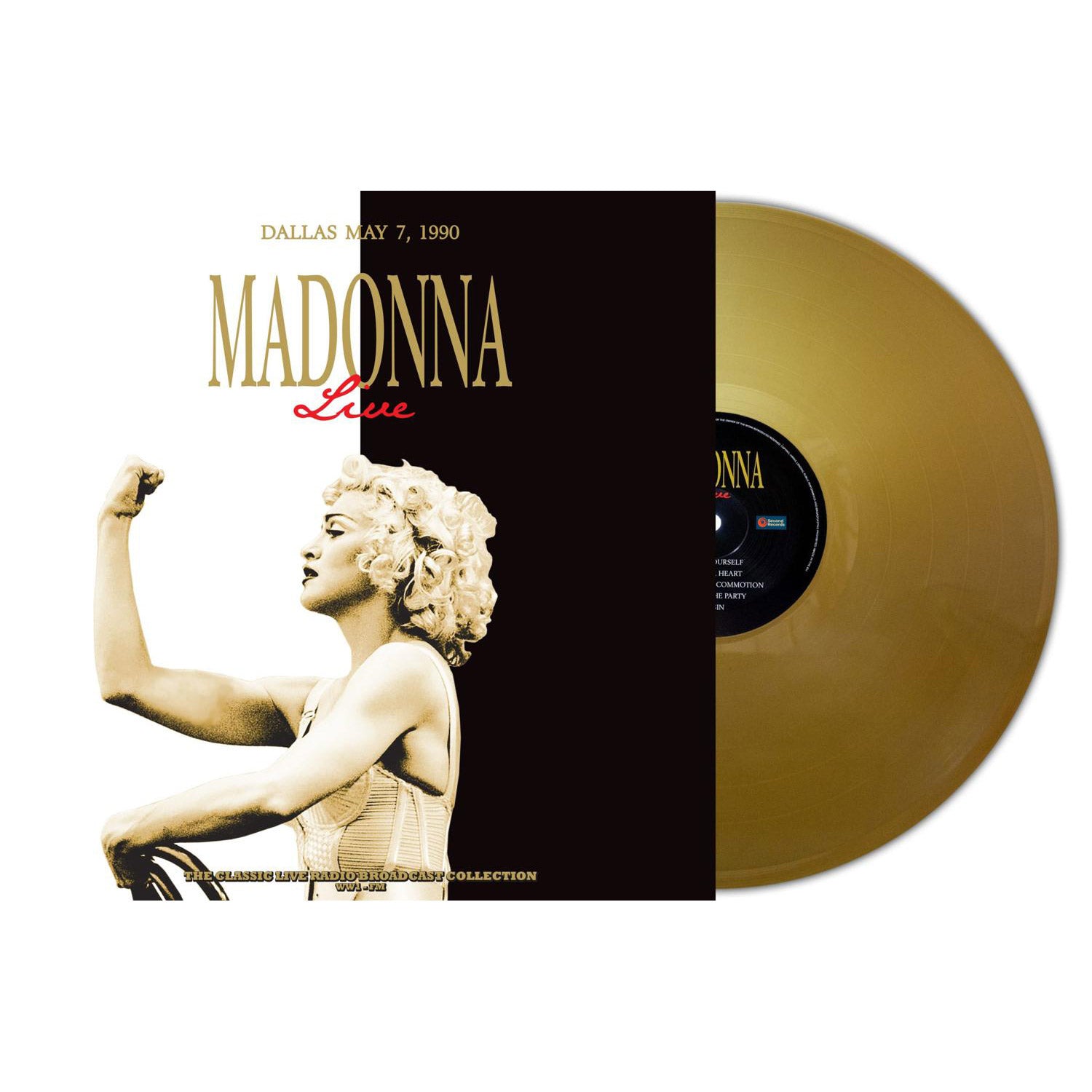 Madonna – Live In Dallas 1990 (Gold Vinyl)