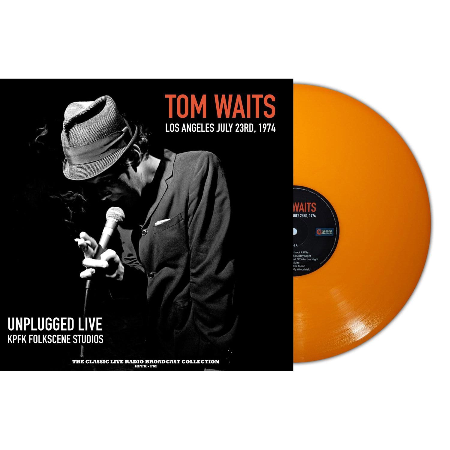 Tom Waits – Unplugged Live At Folkscene Studios (Orange Vinyl)