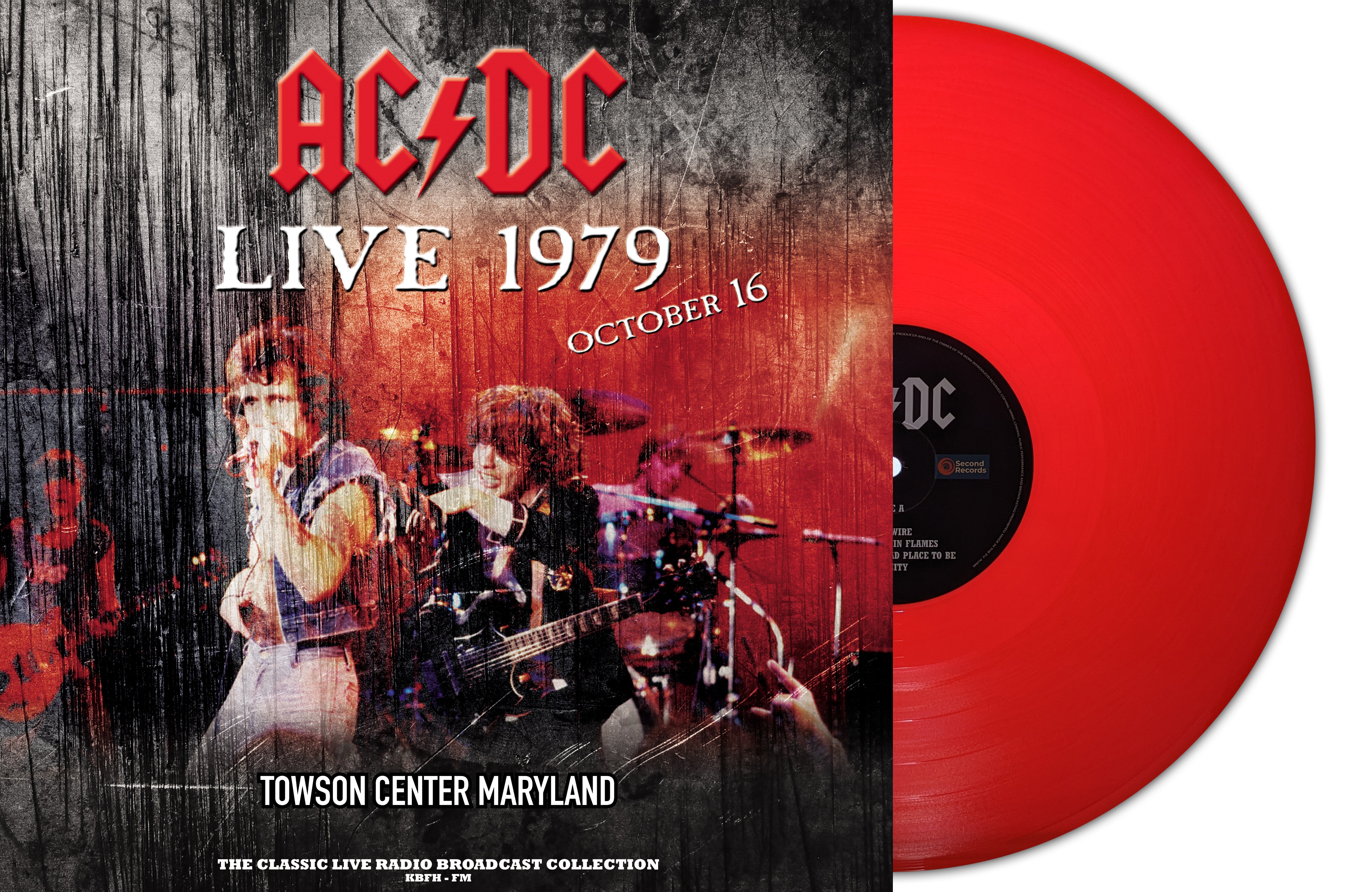 AC/DC – Live At Towson Center 1979 (Red Vinyl)
