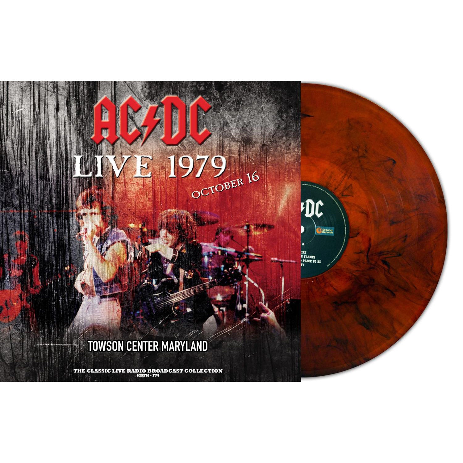 AC/DC – Live At Towson Center 1979 (Red Marble Vinyl)
