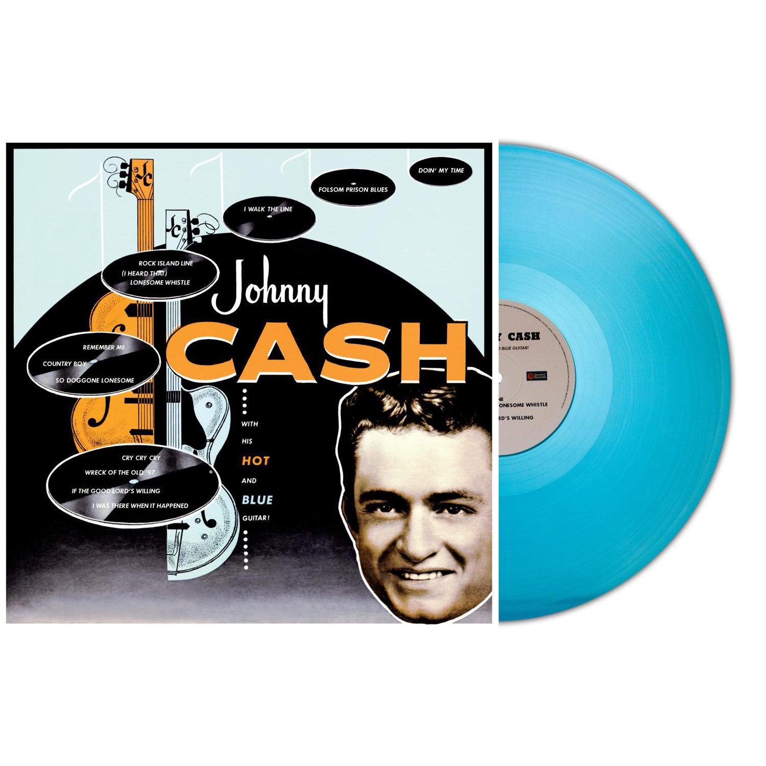 Johnny Cash – With His Hot And Blue Guitar (Turquoise Vinyl)
