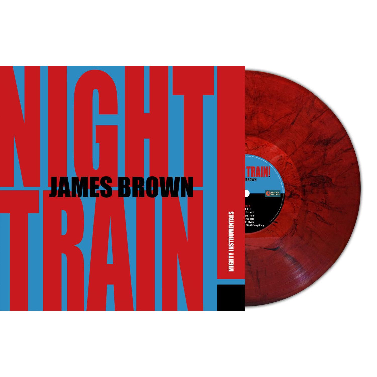 James Brown – Night Train! (Mighty Instrumentals) (Red Marble Vinyl)