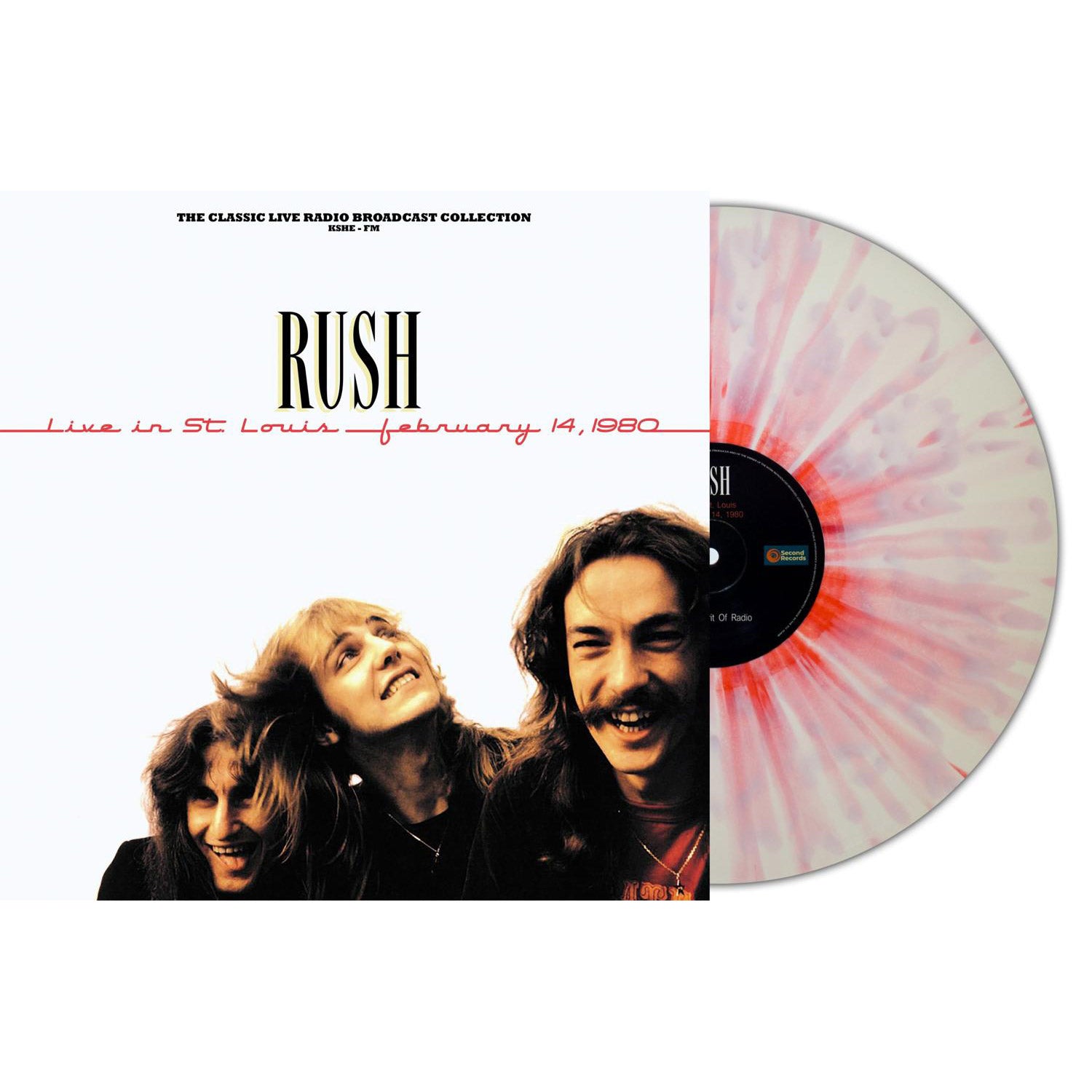 Rush – Live in St.Louis 1980 (White/Red Splatter Vinyl)