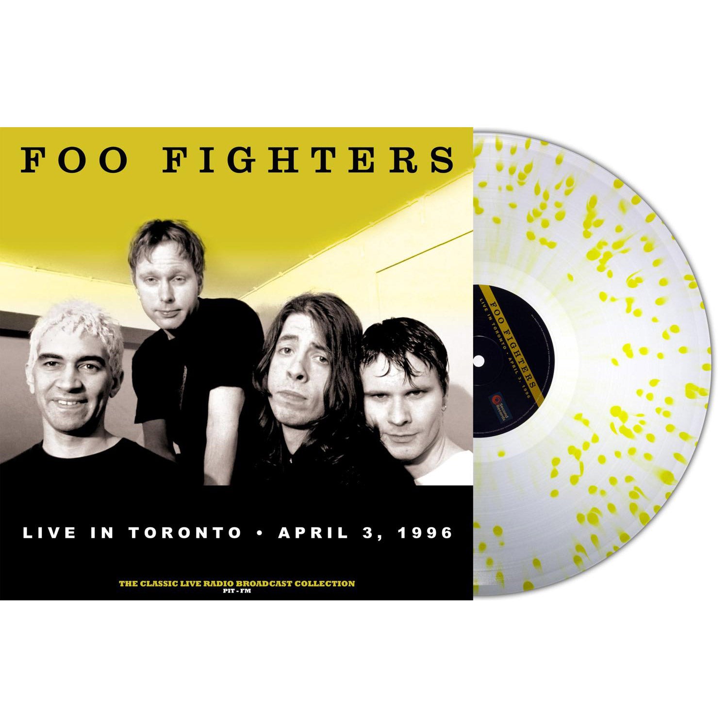 Foo Fighters – Live in Toronto 1996 (Clear/Yellow Splatter Vinyl)