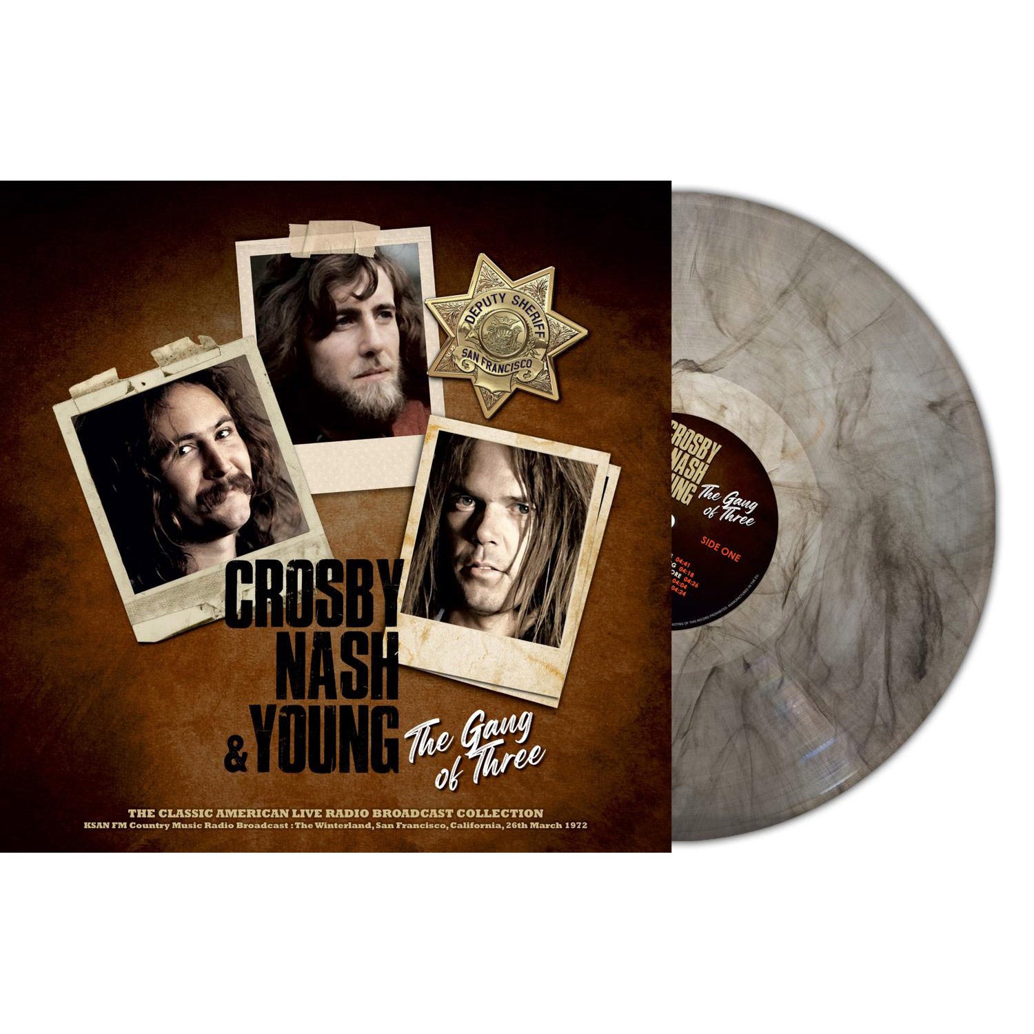Crosby, Nash & Young – The Gang Of Three (Grey Marble Vinyl)