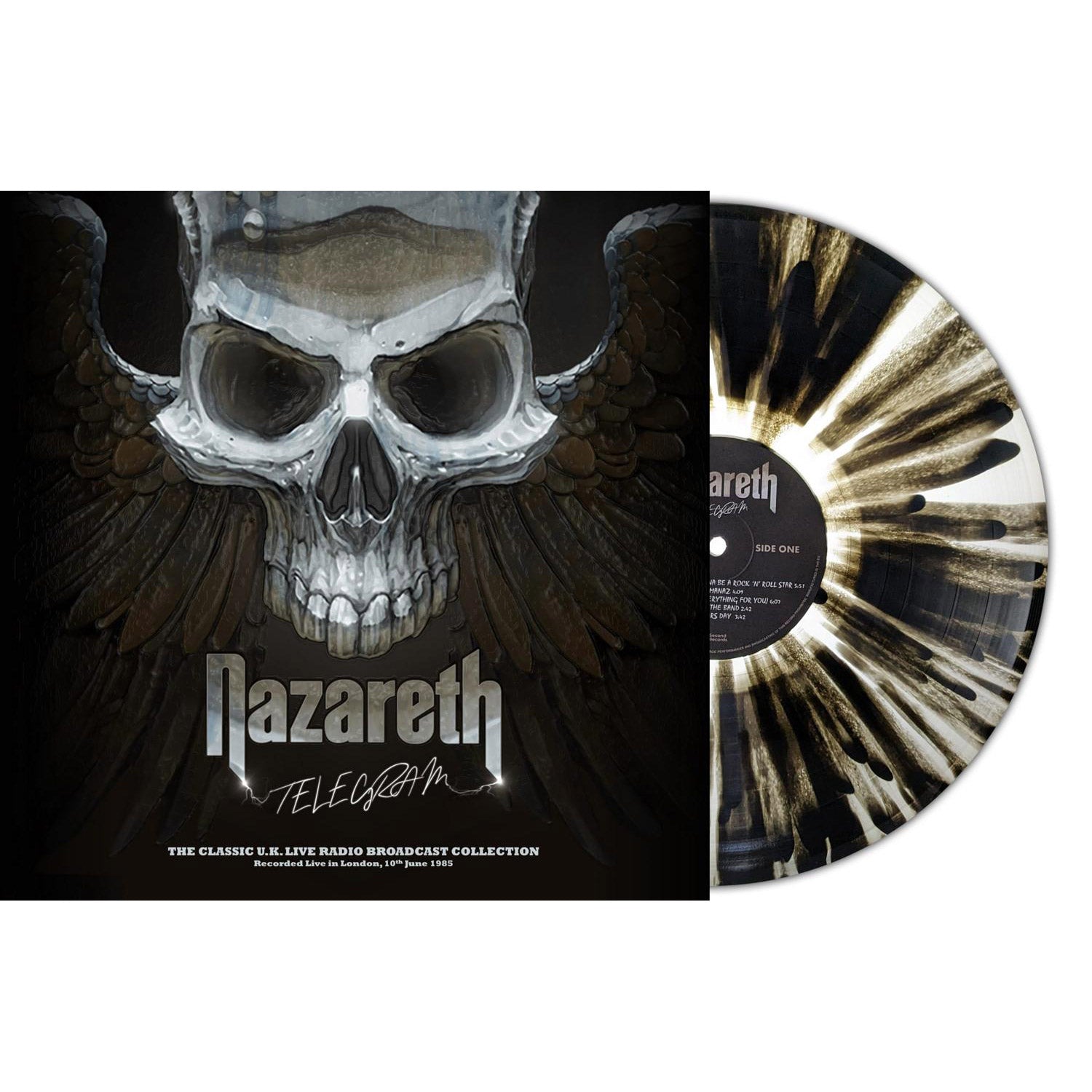 Nazareth – Telegram – Live In London 1985 (Clear/Black Splatter Vinyl)