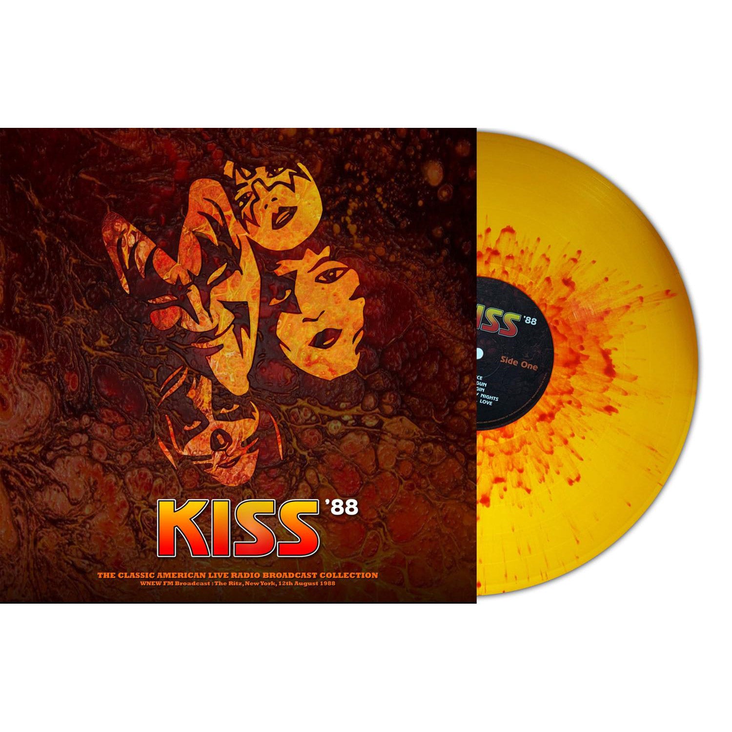 KISS – Live At The Ritz, New York 1988 (Orange/Red Splatter Vinyl)