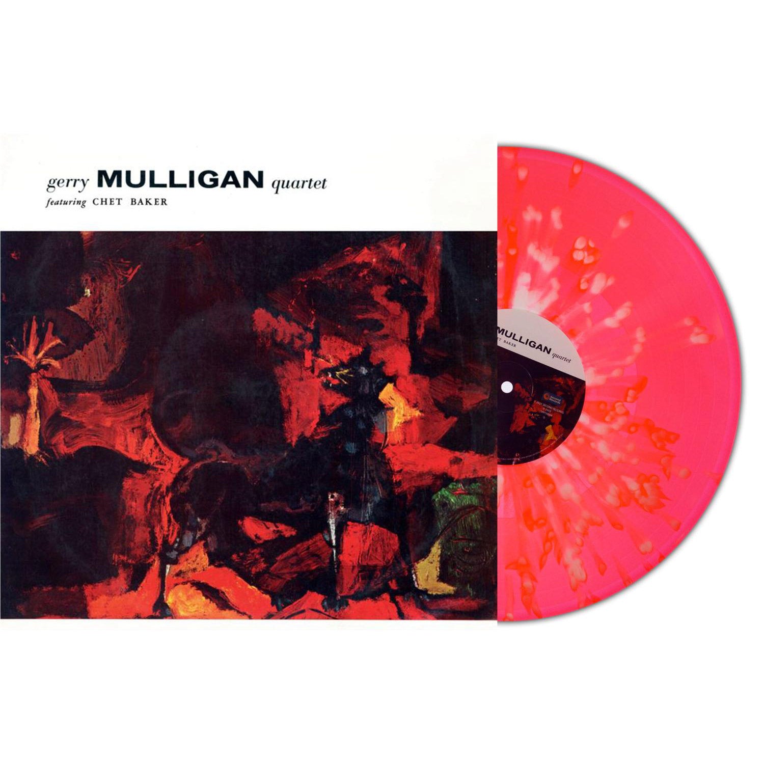 Gerry Mulligan Quartet Featuring Chet Baker (Light Red/White Splatter Vinyl)