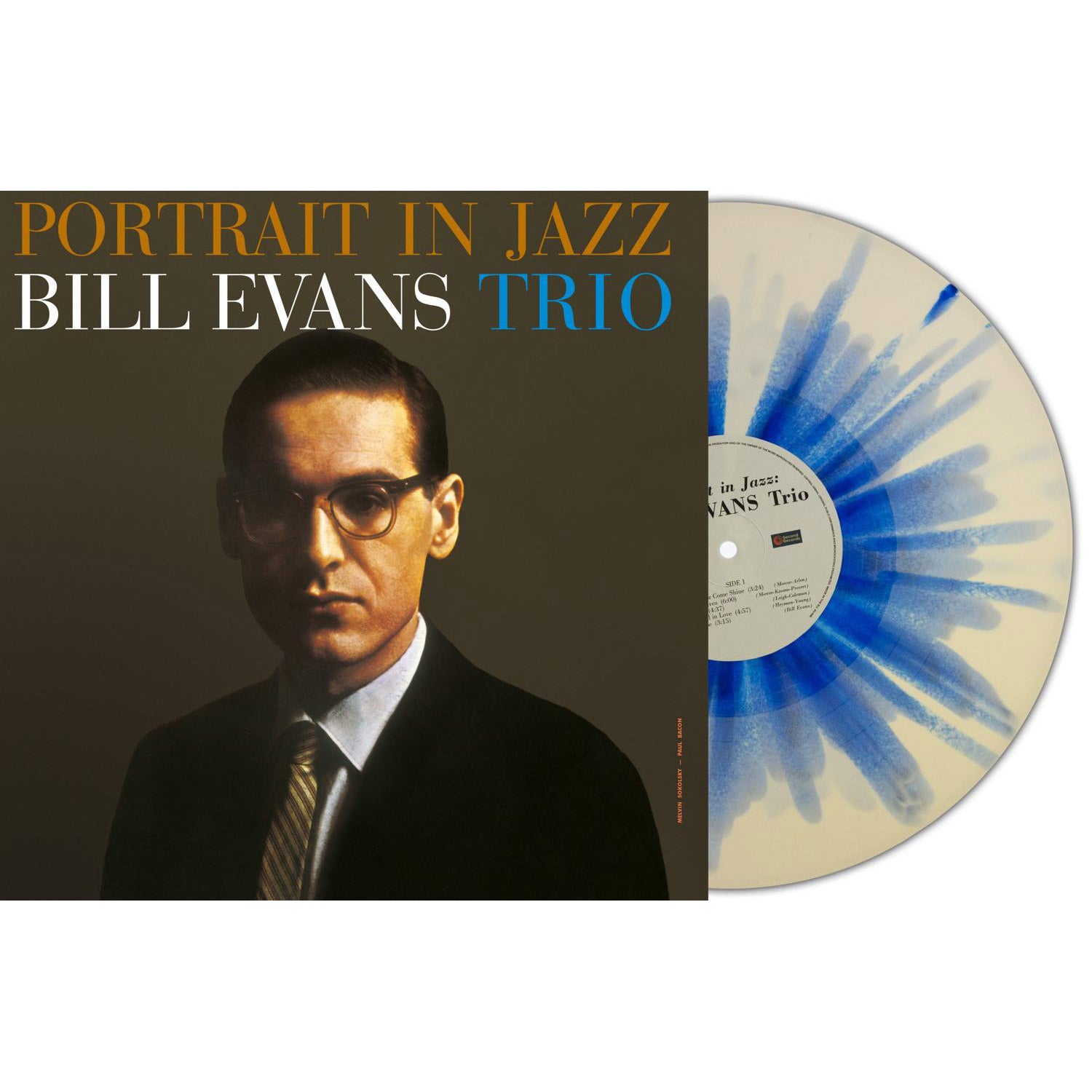 Bill Evans – Portrait In Jazz (White/Blue Splatter Vinyl)