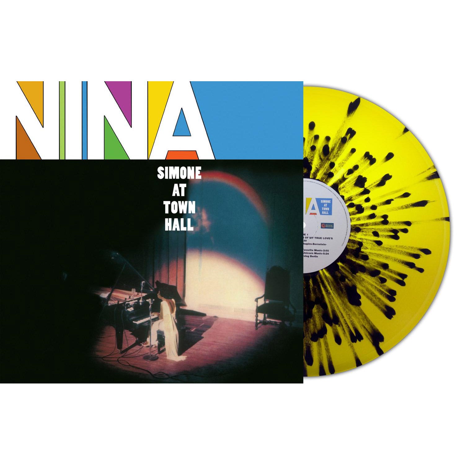 Nina Simone – At Town Hall (Yellow/Black Splatter Vinyl)