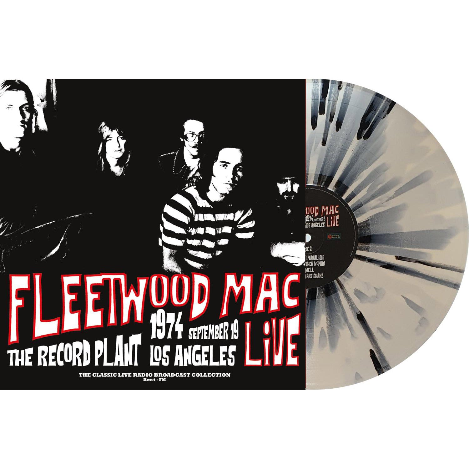 Fleetwood Mac – Live At The Record Plant 1974 (White/Black Splatter Vinyl)