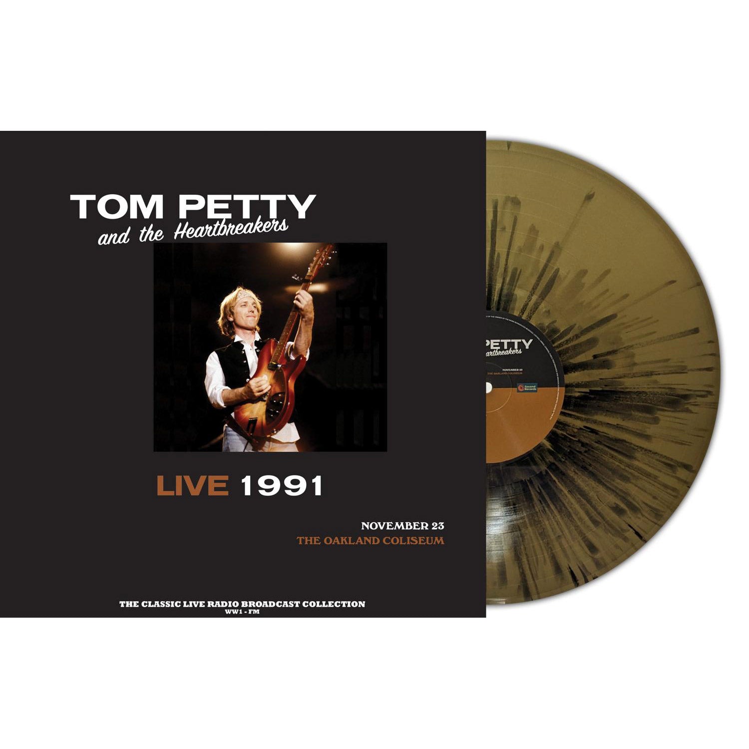 Tom Petty And The Heartbreakers – Live At The Oakland Coliseum 1991 (Gold/Black Splatter Vinyl)