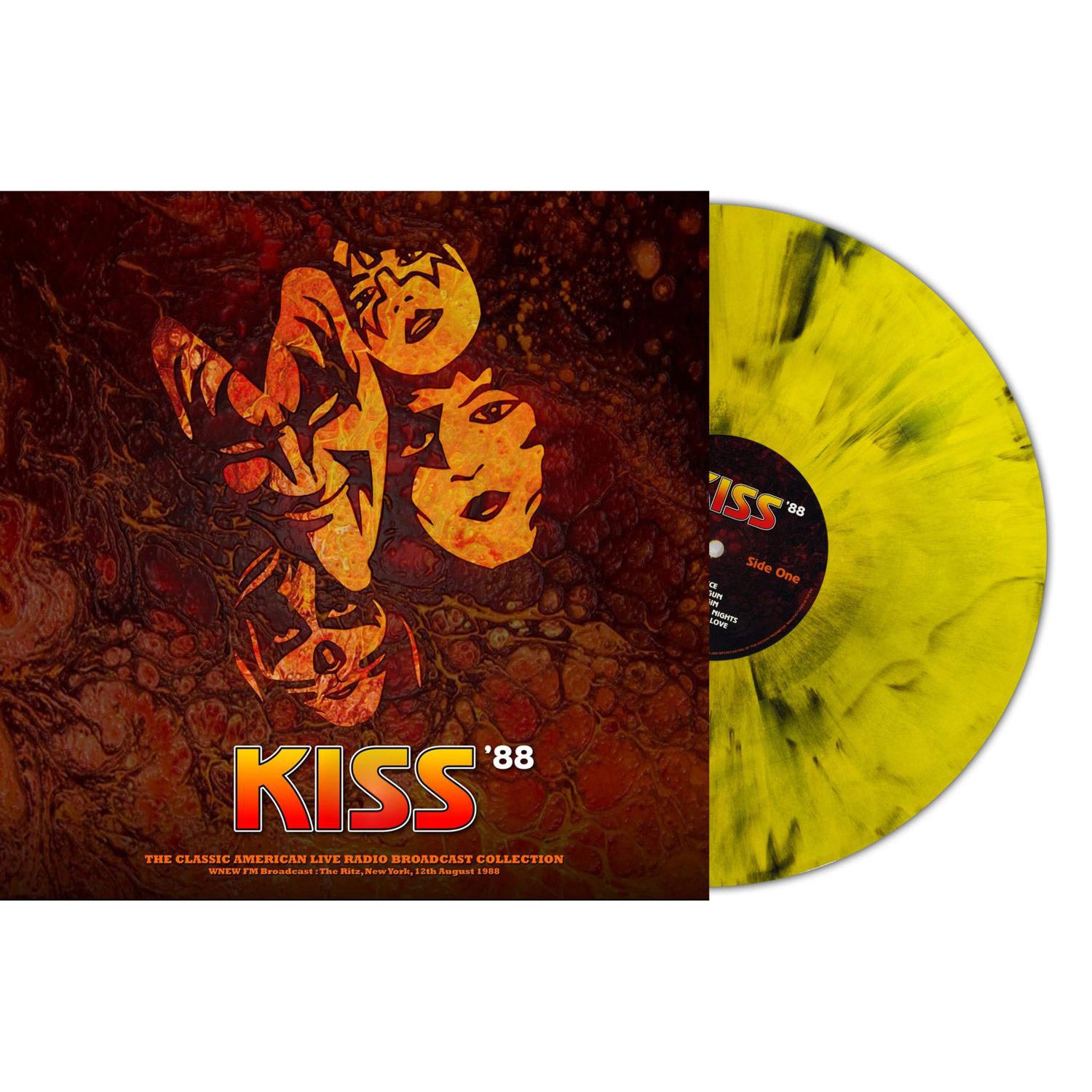 KISS – Live At The Ritz, New York 1988 (Yellow Marble Vinyl)