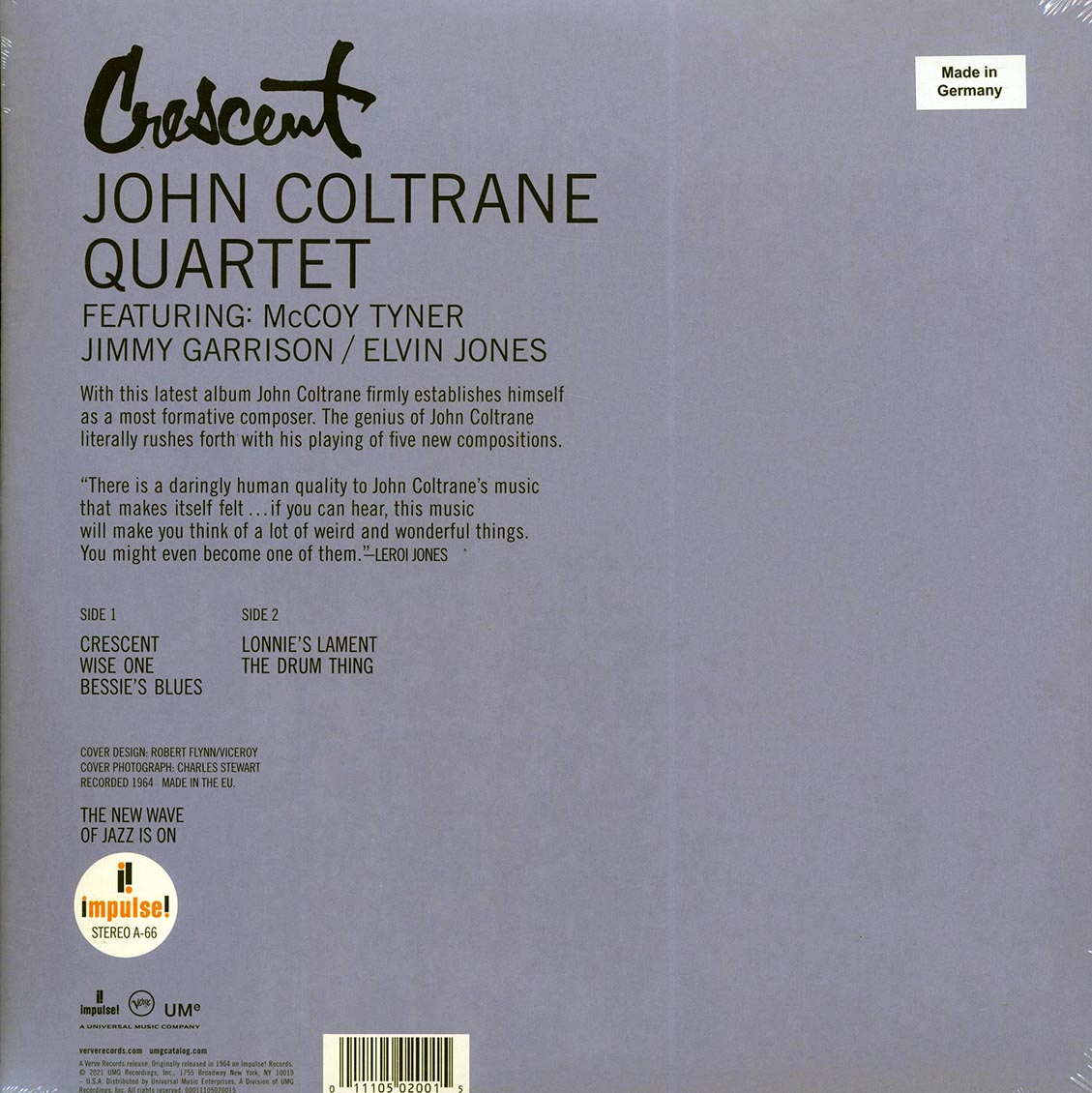 The John Coltrane Quartet - Crescent (180g)