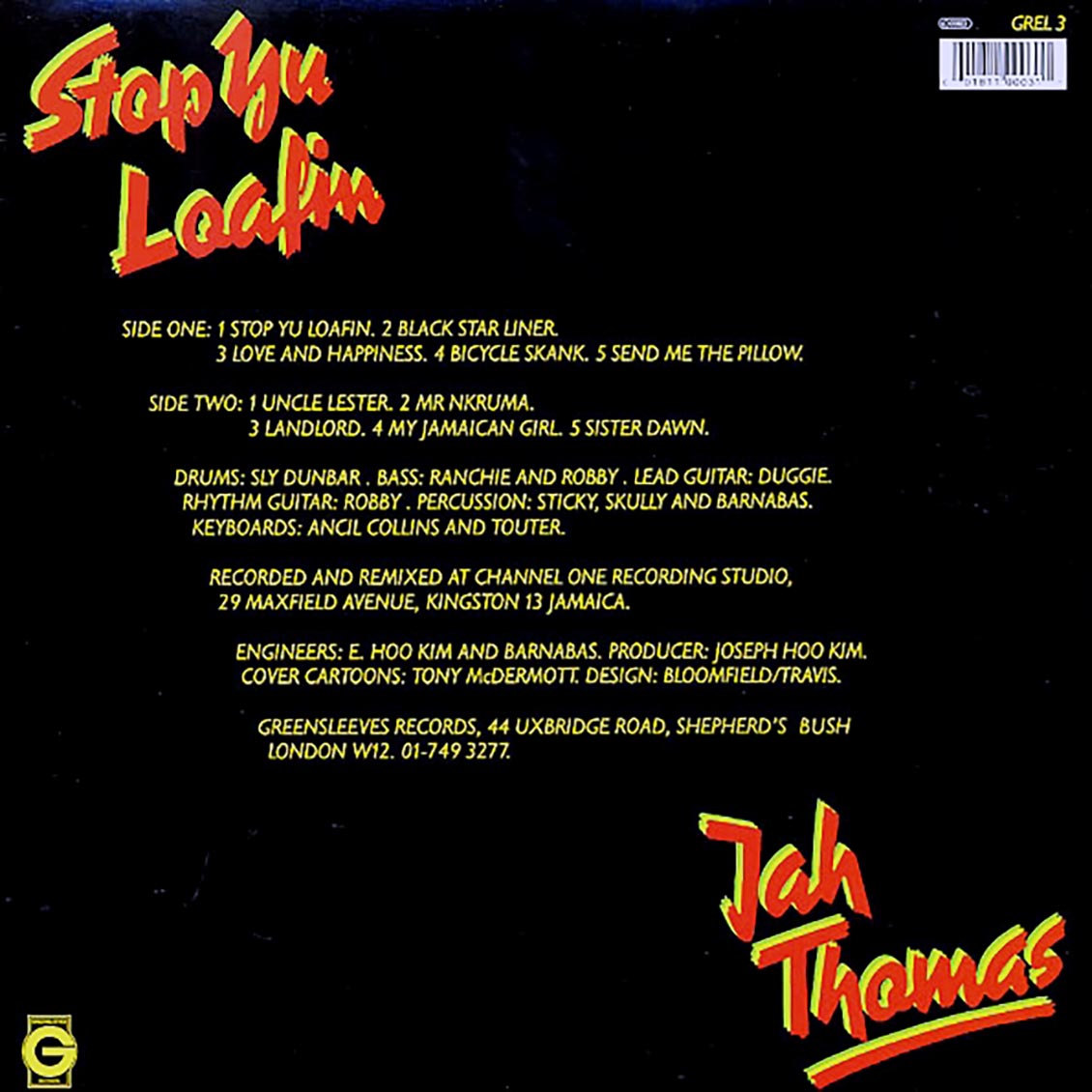 Jah Thomas - Stop Yu Loafin