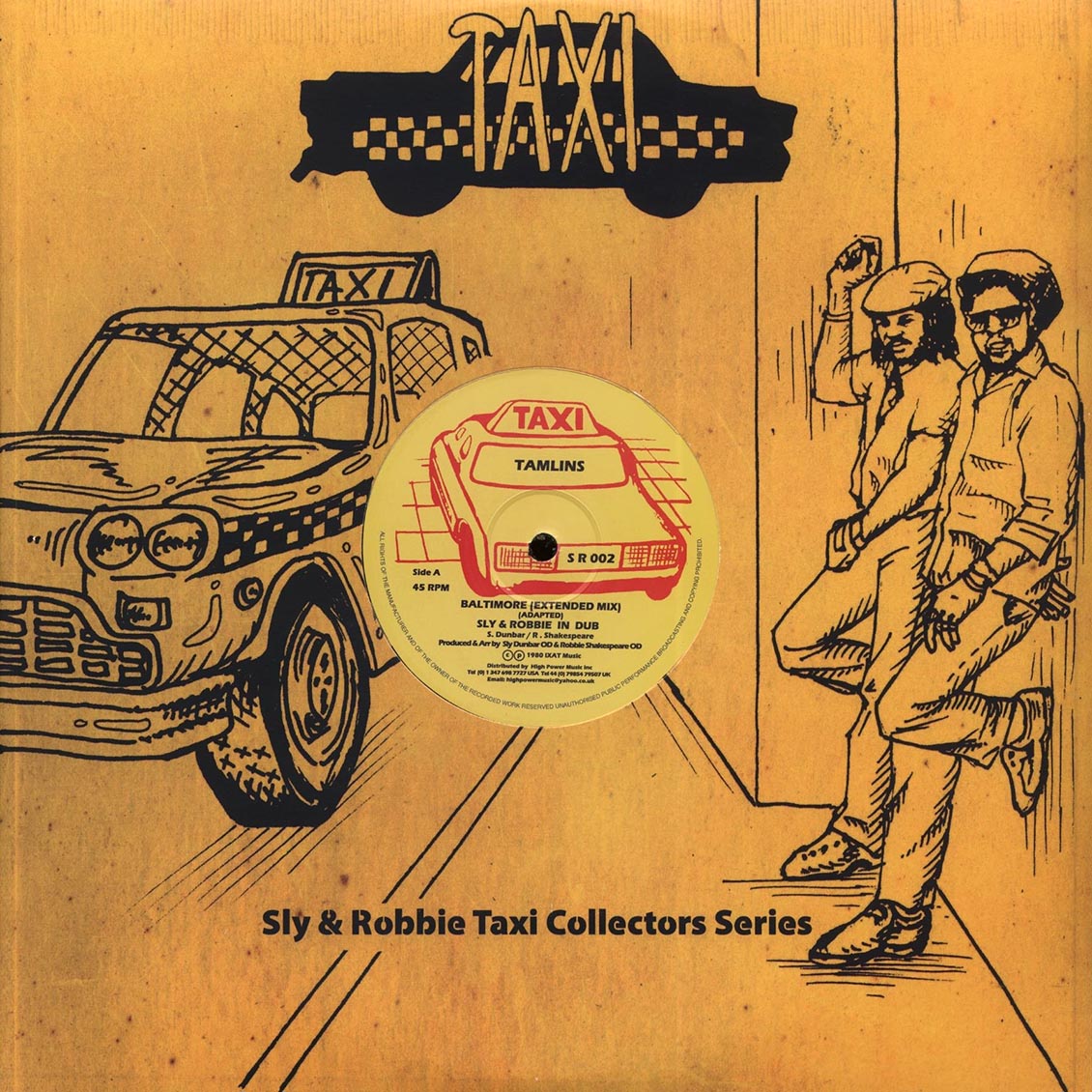 Tamlins - Baltimore; Sly & Robbie - Sly & Robbie In Dub  /  Welton Irie - Hotter Reggae Music; Sly & Robbie - Hotter Dub (rhythm: "Baltimore")