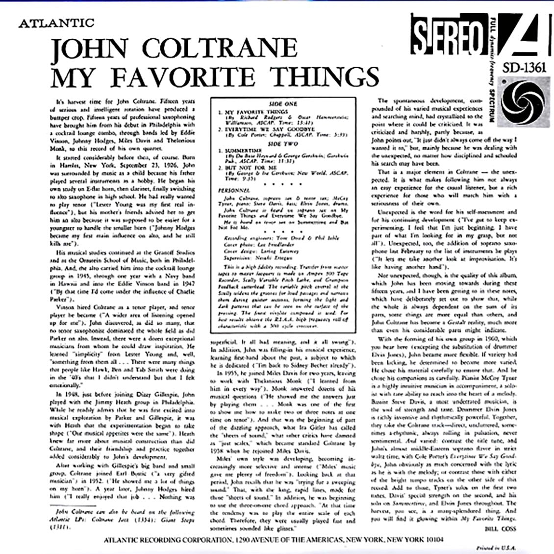 John Coltrane - My Favorite Things (180g)