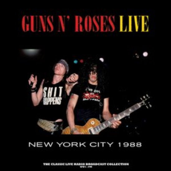 GUNS N ROSES - LIVE IN NEW YORK CITY 1988 (YELLOW CLOUDY VINYL)