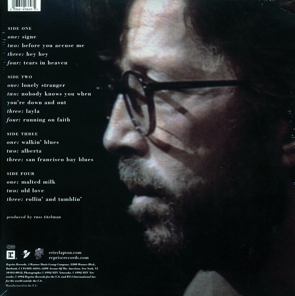 Eric Clapton - Unplugged (Germany Press) (2xLP) (180g)