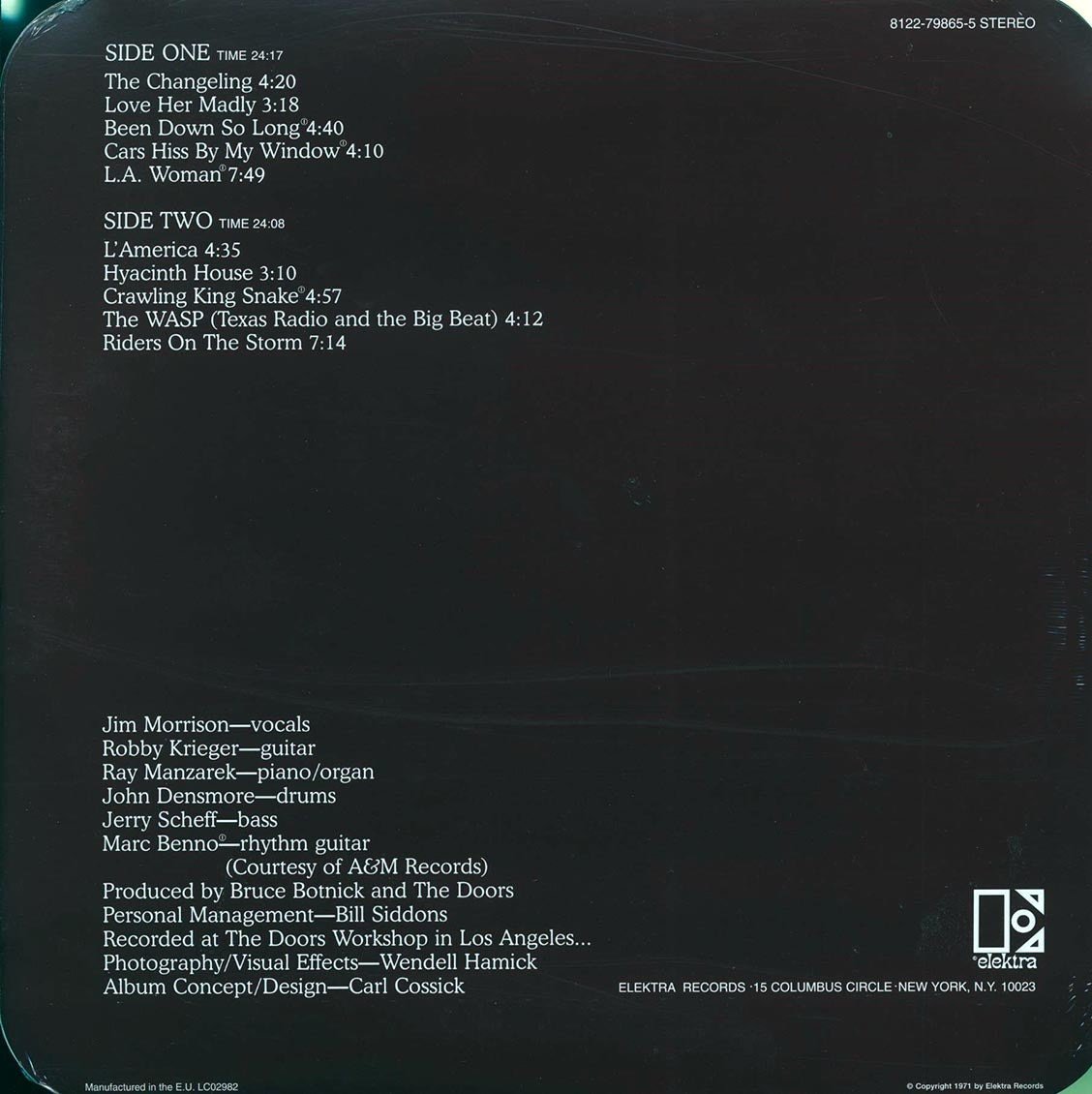 The Doors - LA Woman (Die-Cut Window Jacket) (die-cut jacket) (180g) (audiophile) (radius corners)