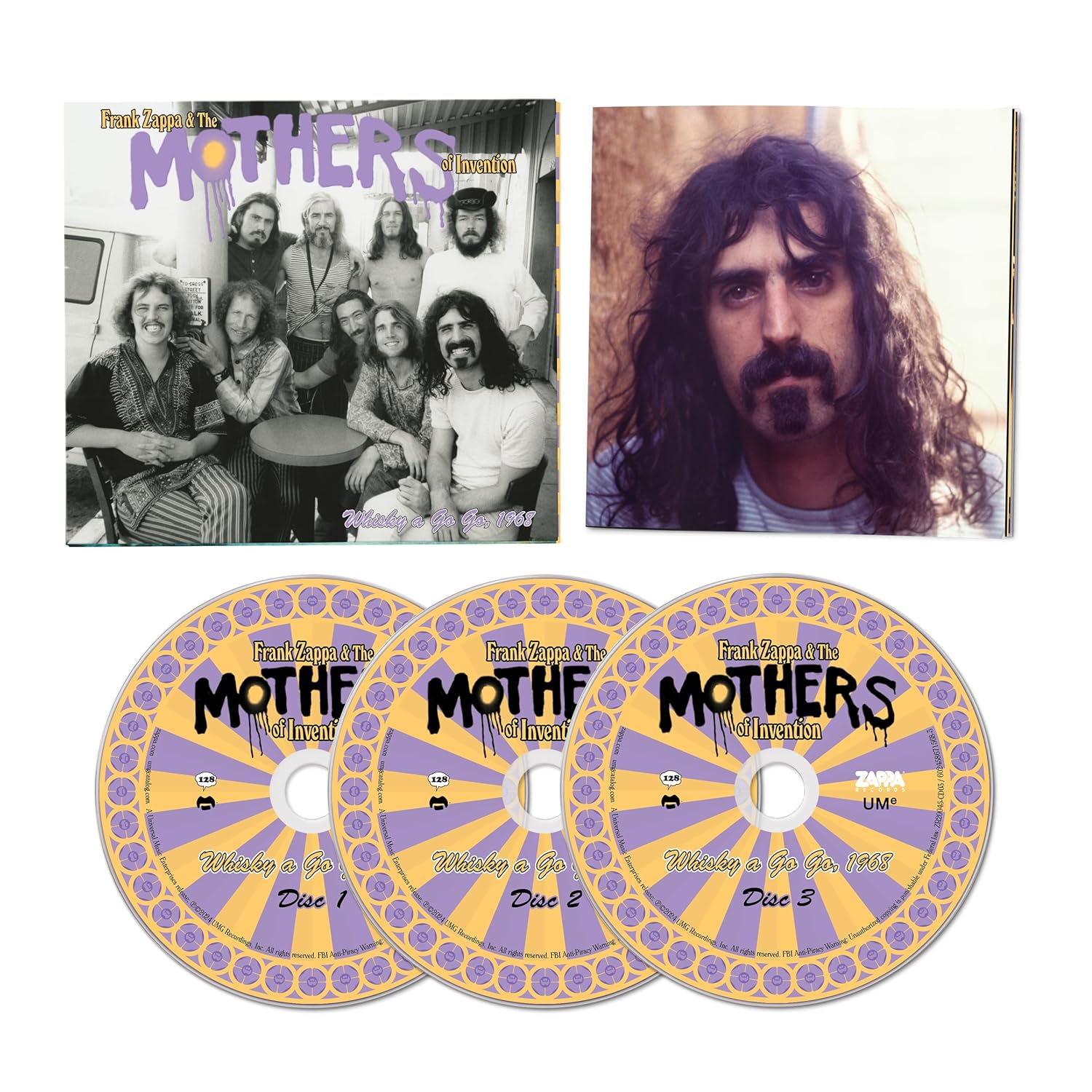 Frank Zappa & The Mothers of Invention - Whiskey a Go Go 1968 3CD