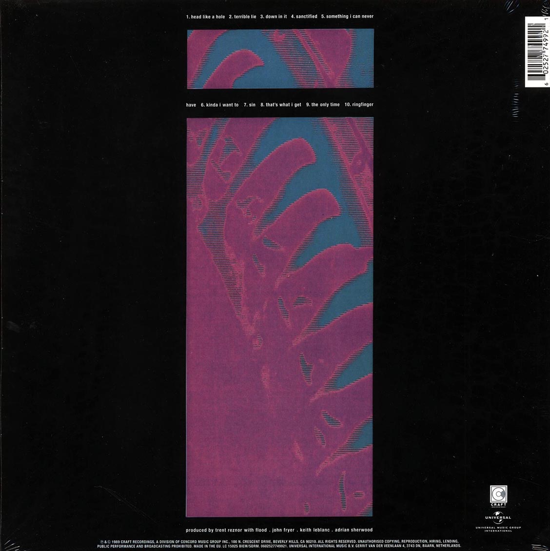 Nine Inch Nails - Pretty Hate Machine