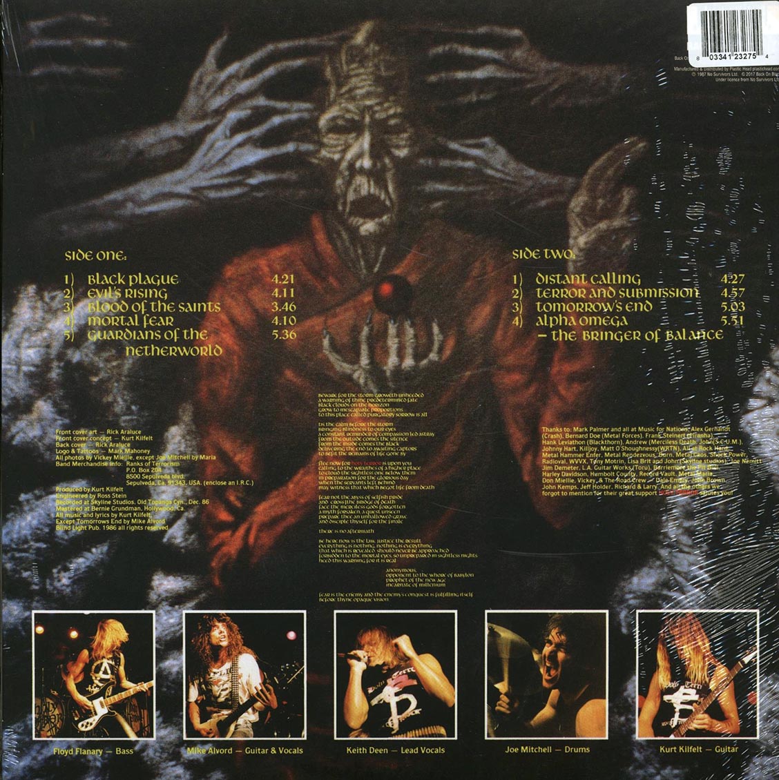 Holy Terror - Terror And Submission (180g) (colored vinyl)
