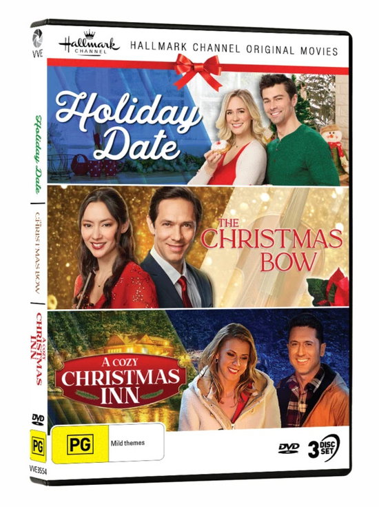 HALLMARK CHRISTMAS COLLECTION 32 (HOLIDAY DATE / CHRISTMAS BOW / COZY CHRISTMAS INN) - HALLMARK CHRISTMAS COLLECTION 32 (HOLIDAY DATE / CHRISTMAS BOW / COZY CHRISTMAS INN)