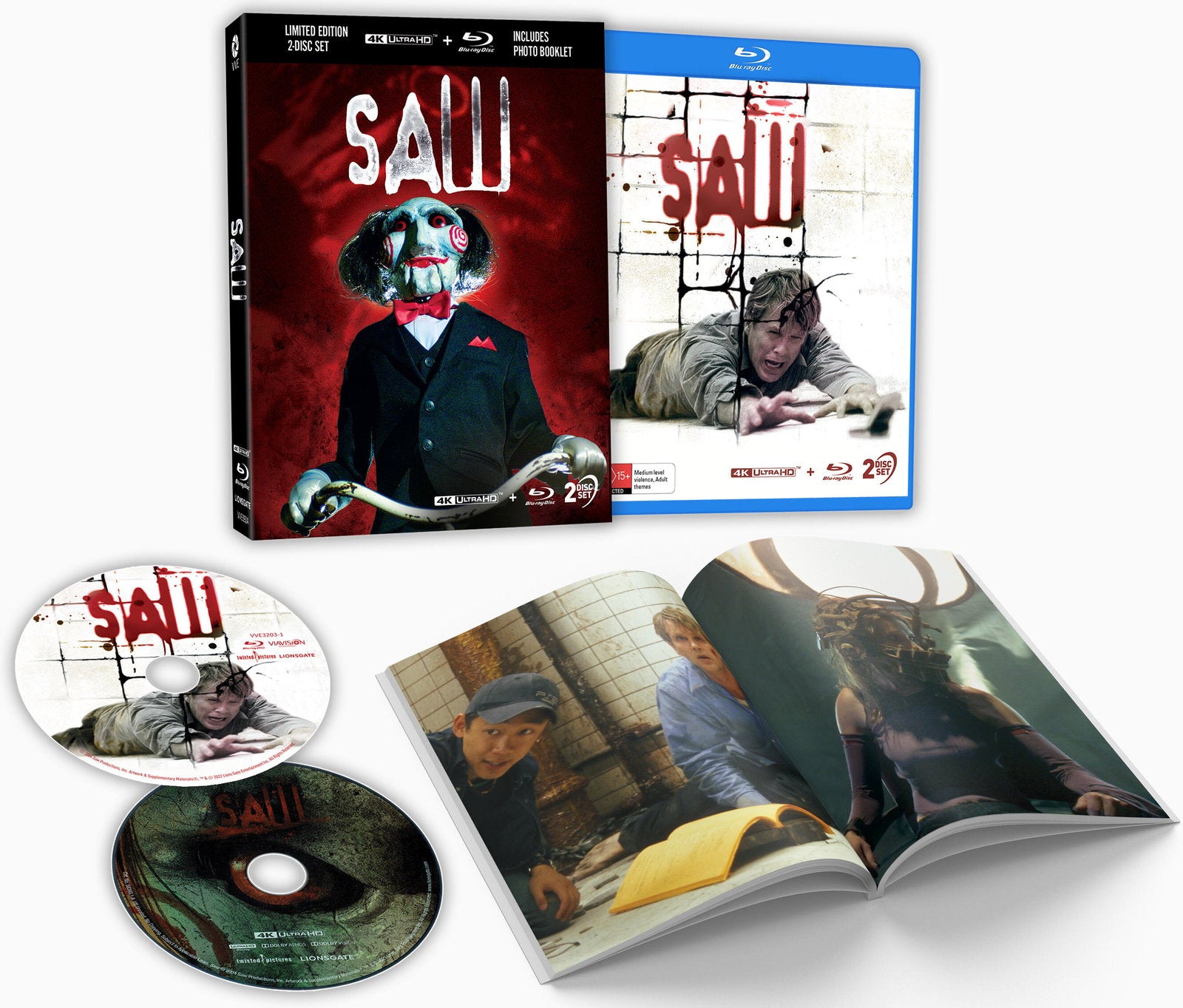 SAW (2004) (LIMITED EDITION 3D) (4K UHD/BLU-RAY) - SAW (2004) (LIMITED EDITION 3D) (4K UHD/BLU-RAY)