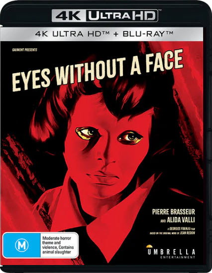 EYES WITHOUT A FACE AKA LES YEUX SANS VISAGE (1960) (4K UHD/BLU-RAY) - EYES WITHOUT A FACE AKA LES YEUX SANS VISAGE (1960) (4K UHD/BLU-RAY)