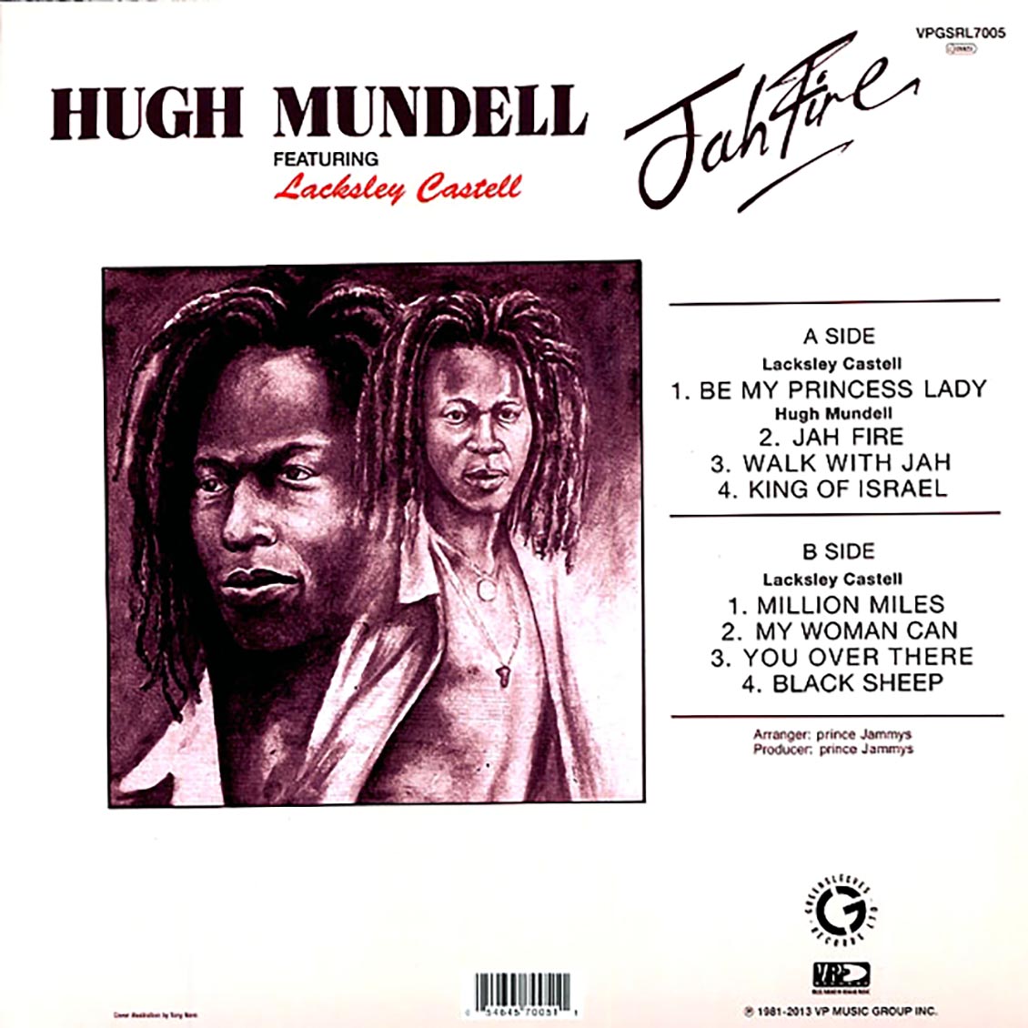 Hugh Mundell, Lacksley Castell - Jah Fire