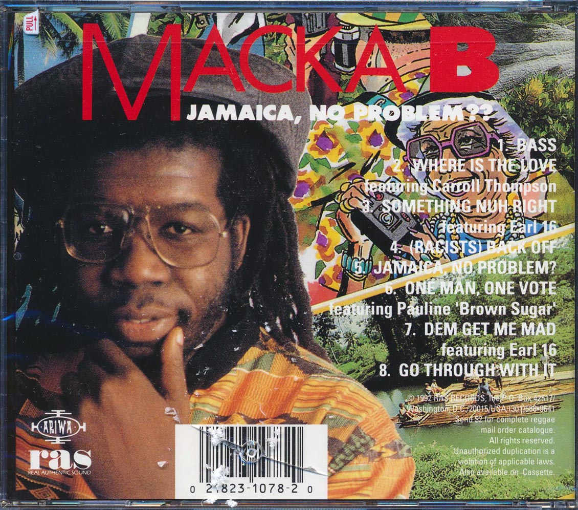 Macka B - Jamaica No Problem (marked/ltd stock)