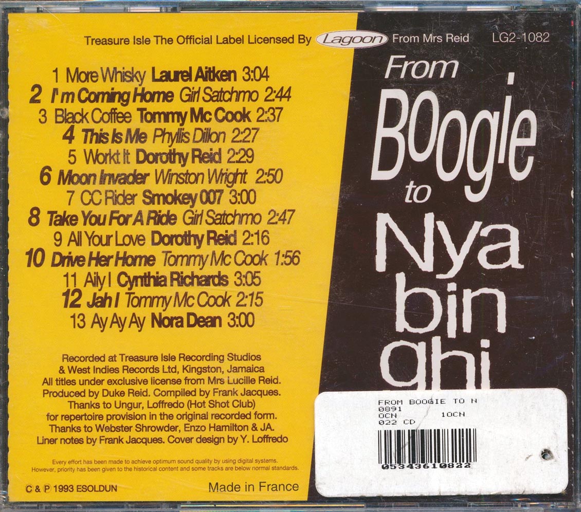 Phyllis Dillon, Girl Satchmo, Nora Dean, Etc. - Duke Reid Artists: From Boogie To Nyahbinghi (marked/ltd stock)