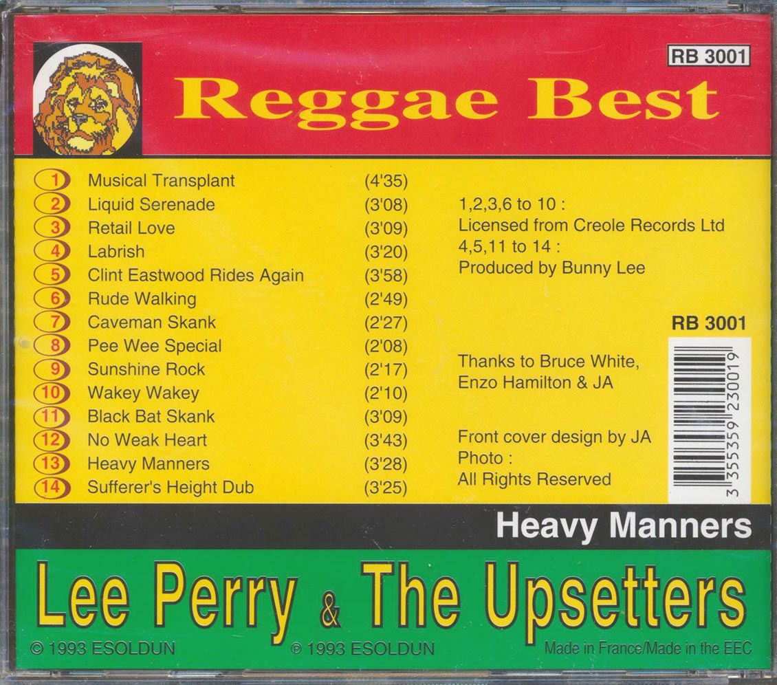 Lee Perry - Heavy Manners