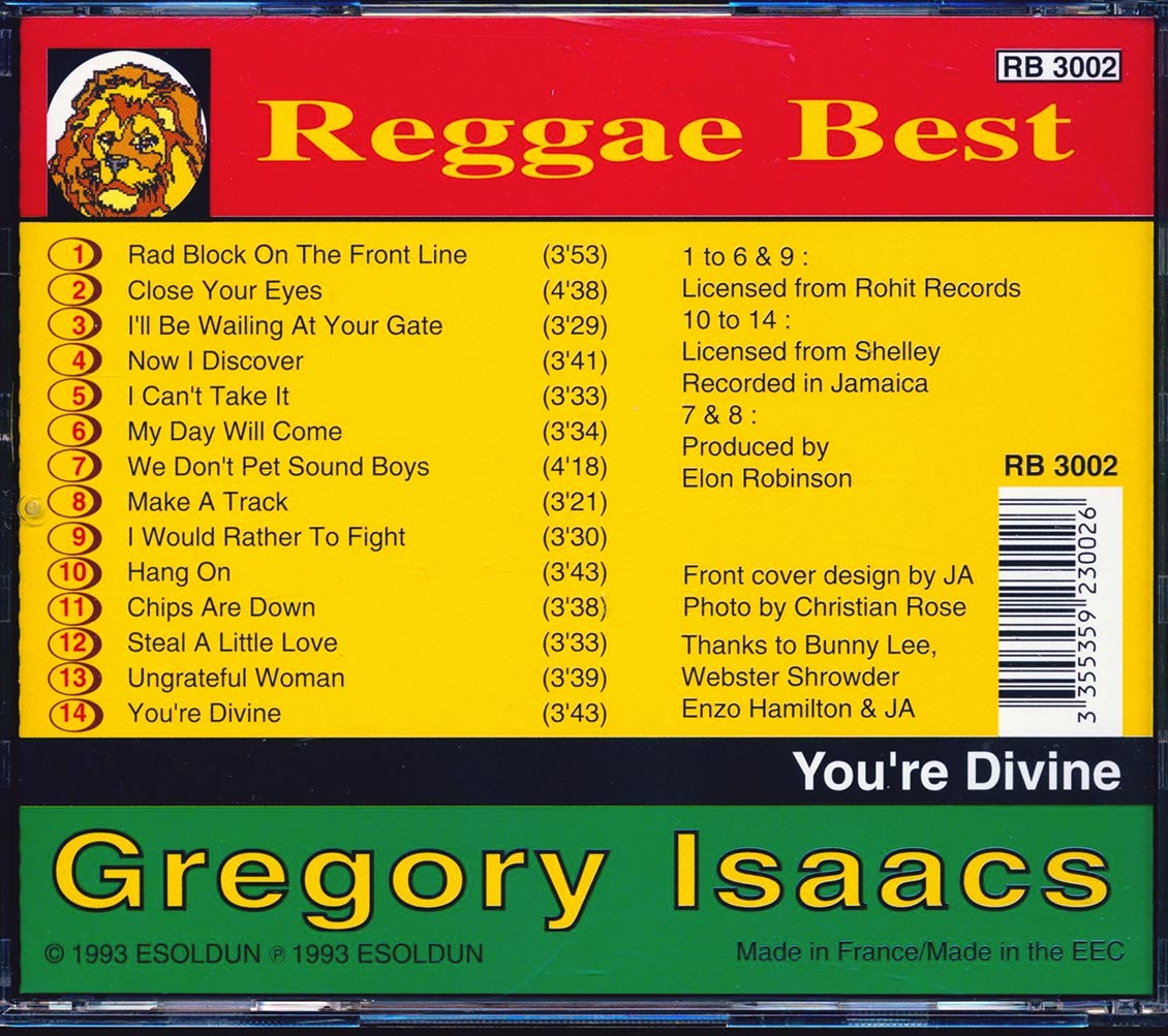 Gregory Isaacs - You're Divine