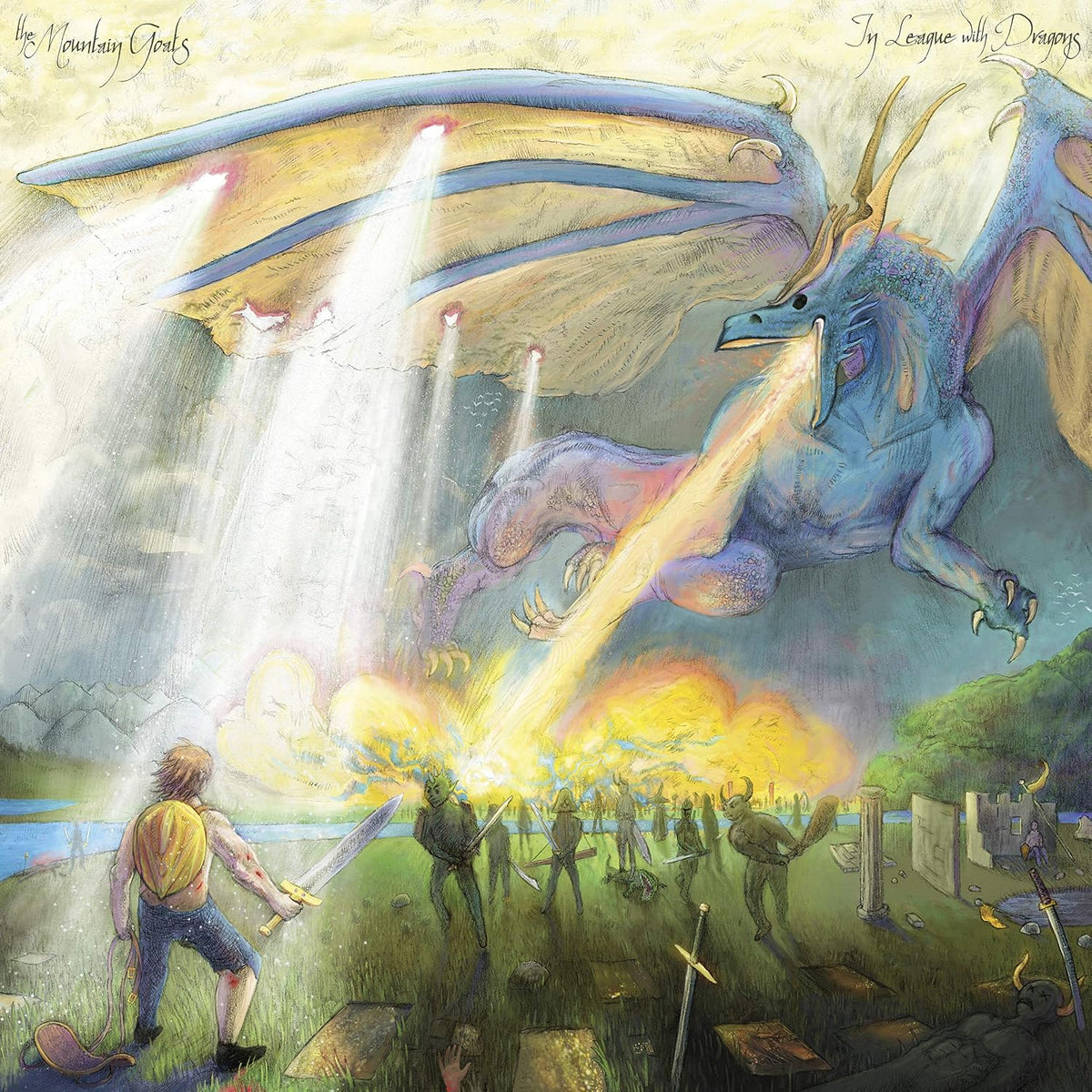 MOUNTAIN GOATS - IN LEAGUE WITH DRAGONS (2LP/DL CODE)