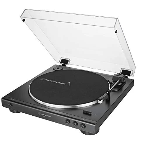 AT-LP60X-BK Fully Automatic Belt-Drive Stereo Turntable, Black