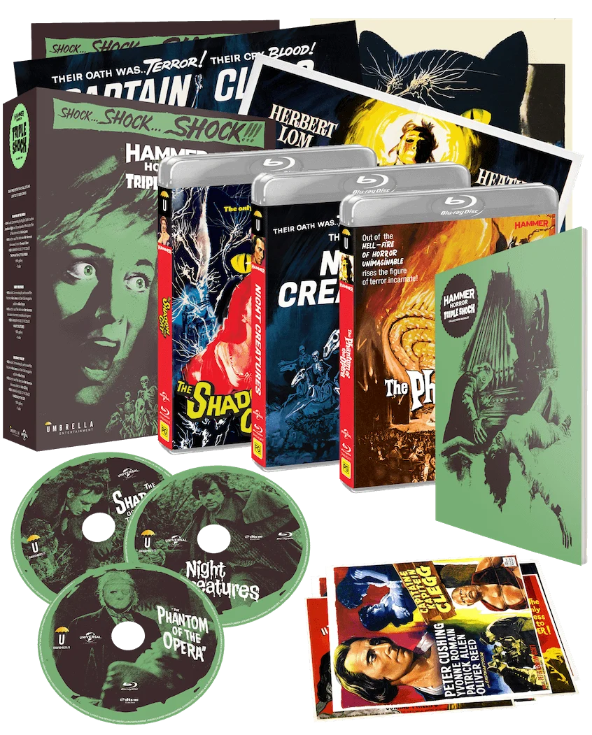 Hammer Horror Vol. 2 - Shadow Of The Cat/Night Creatures/Phantom Of The Opera (1962)