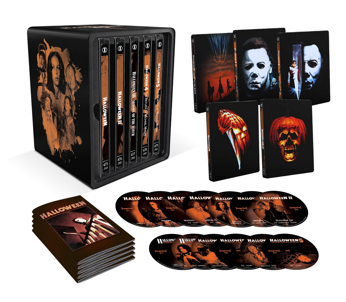 Halloween I - V (1978 - 1989) (4kuhd/Blu-ray) - Halloween I - V (1978 - 1989) (4kuhd/Blu-ray)