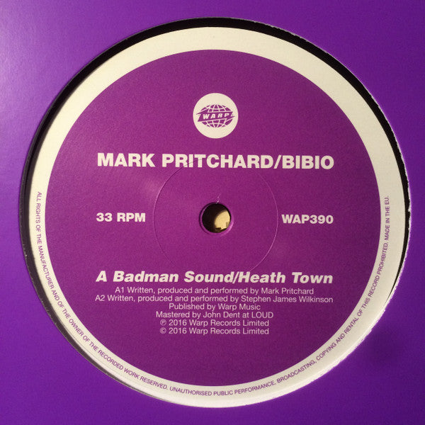 PRITCHARD,MARK / BIBIO /CLARK - BADMAN SOUND / HEATH TOWN / INF INF INF INF