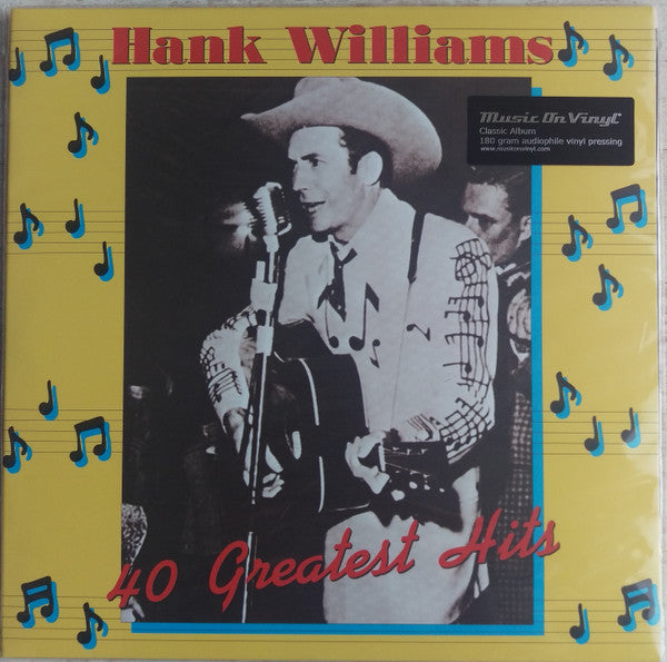 WILLIAMS,HANK - 40 GREATEST HITS (180G)