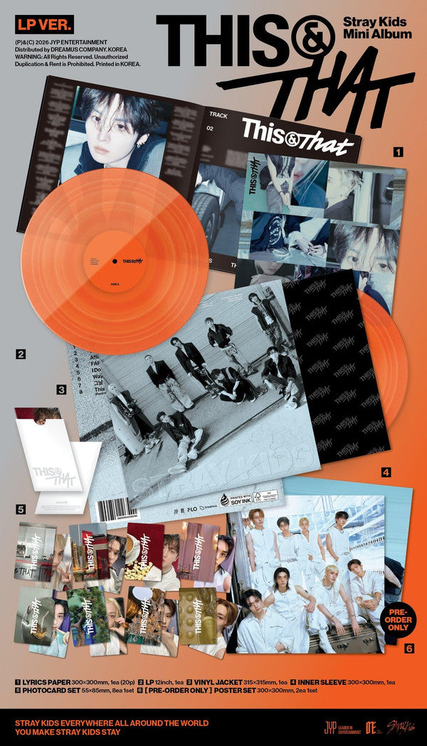 STRAY KIDS - THIS & THAT (ORANGE VINYL)